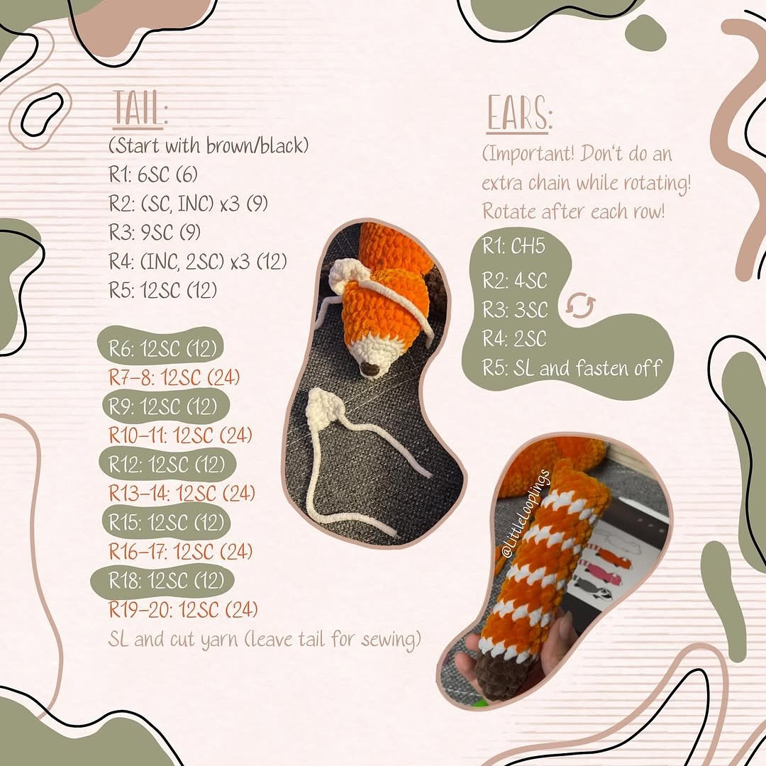 Crochet Your Own Sleeping Fox with This Free Pattern