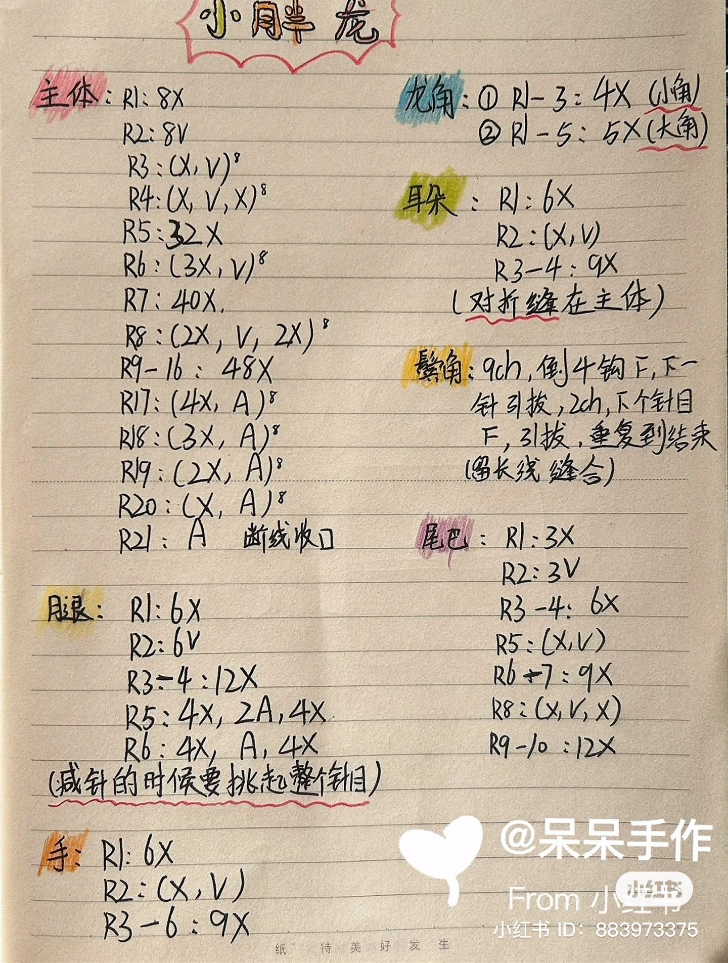 Cute Amigurumi Dinosaurs Crochet Pattern for Beginners