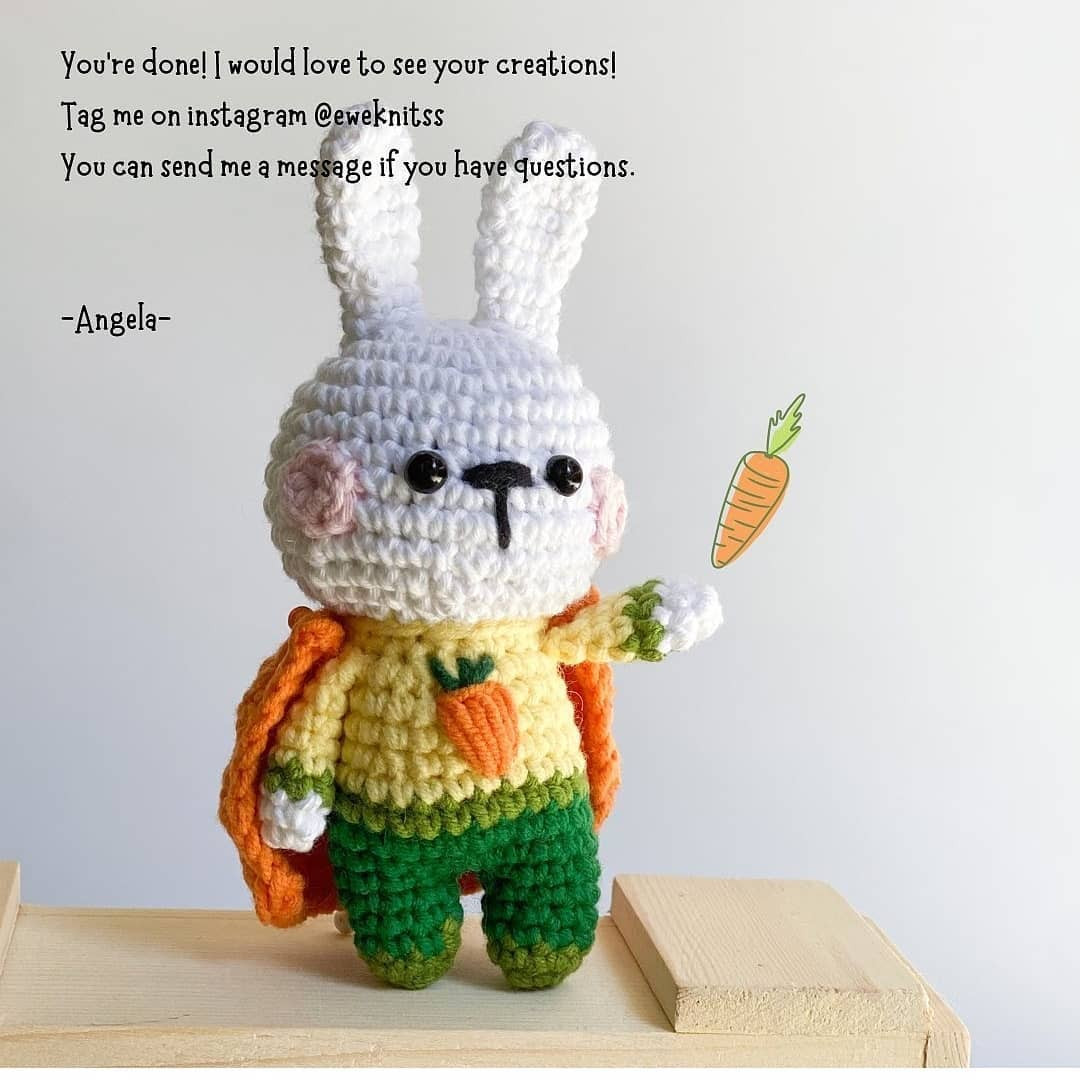 Cute Captain Fluff Amigurumi Crochet Pattern for Beginners