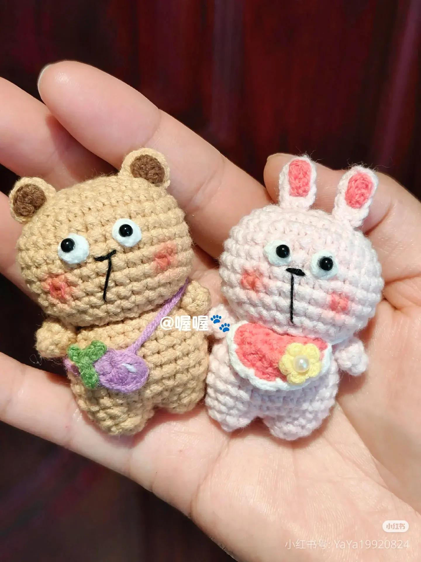 Cute Crochet Animal Trio: Bear, Bunny, and Cat Patterns