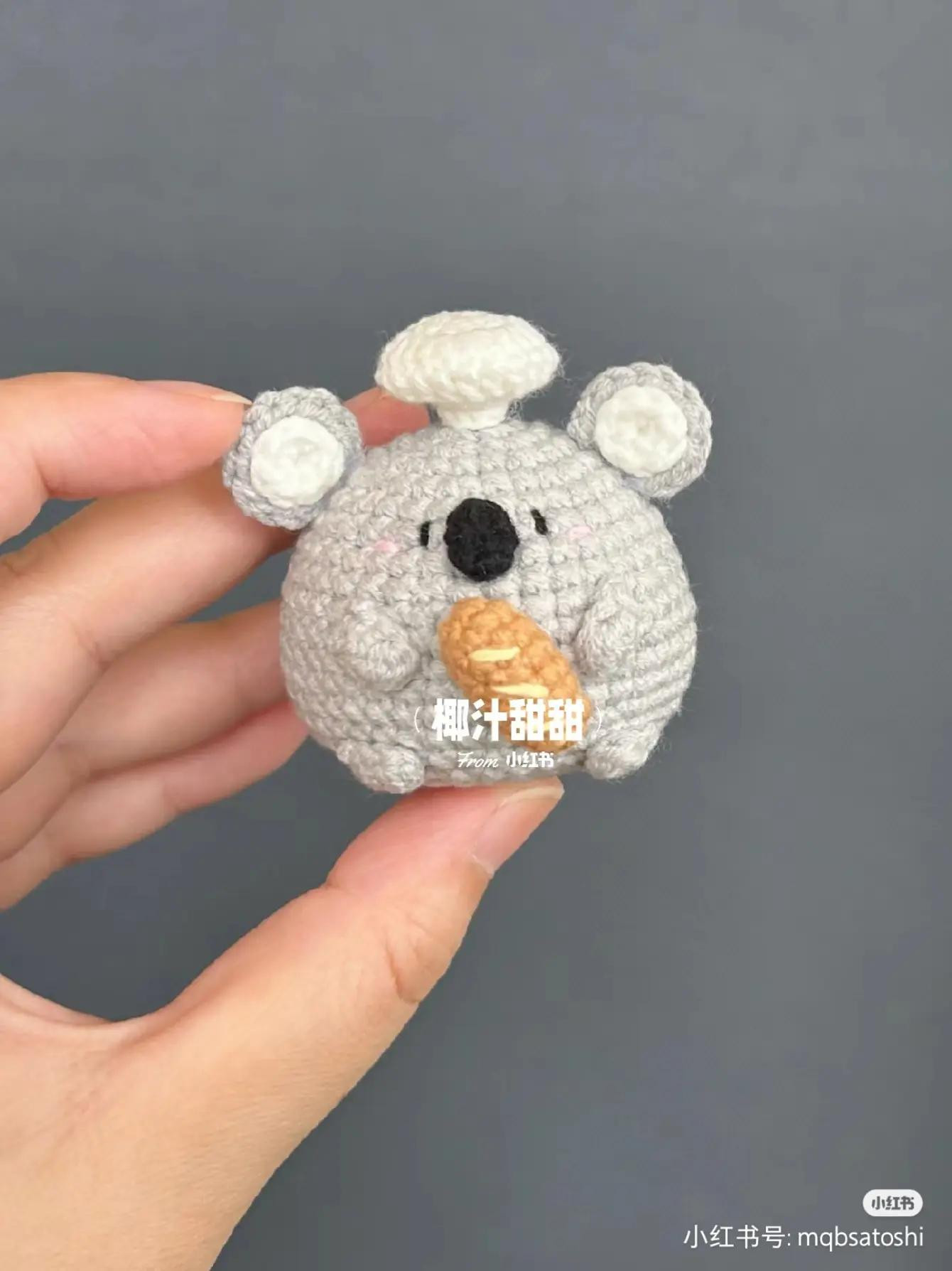 Cute Crochet Bear Chef Amigurumi Pattern for Beginners