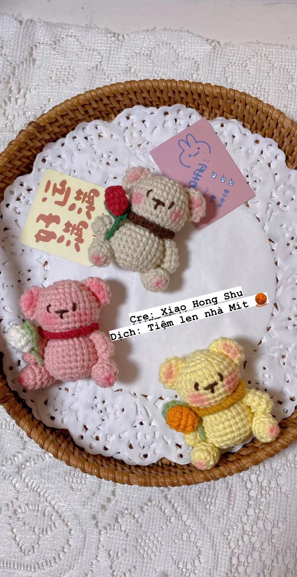 Cute Crochet Bear Keychain Pattern for Beginners