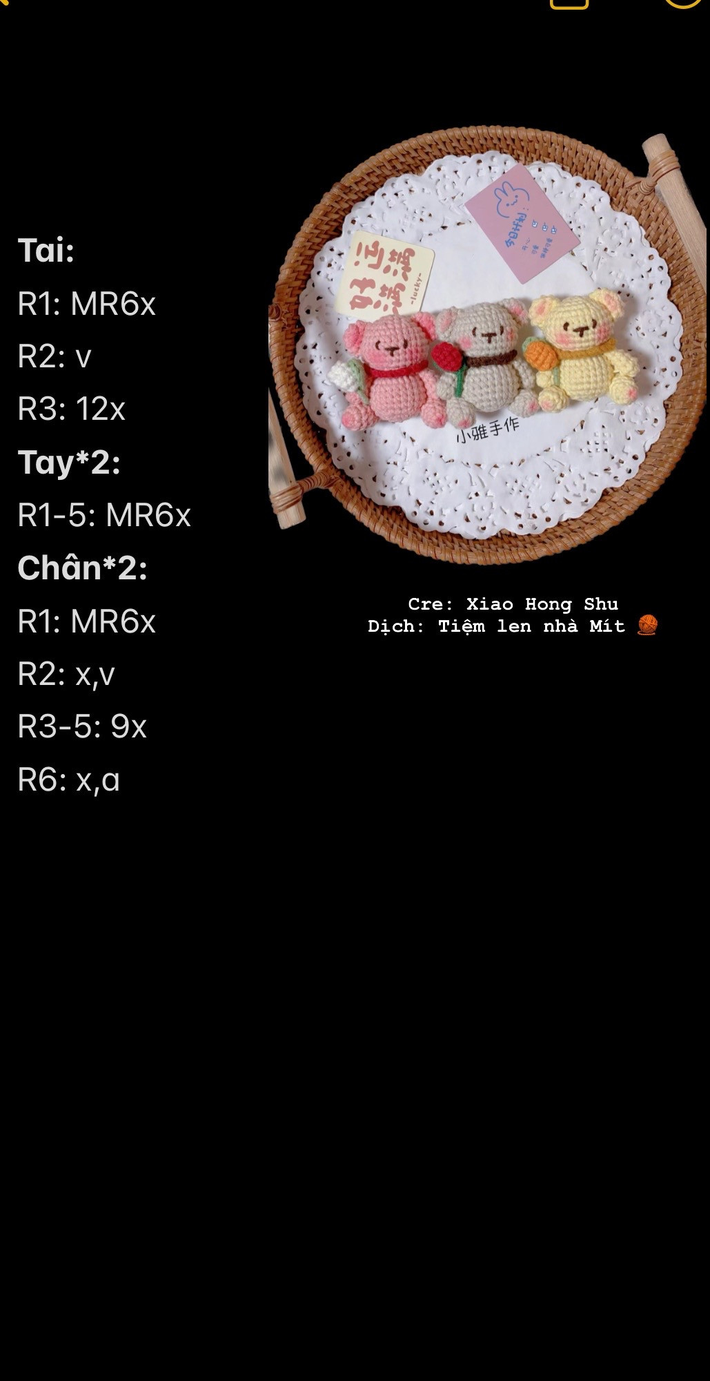 Cute Crochet Bear Keychain Pattern for Beginners