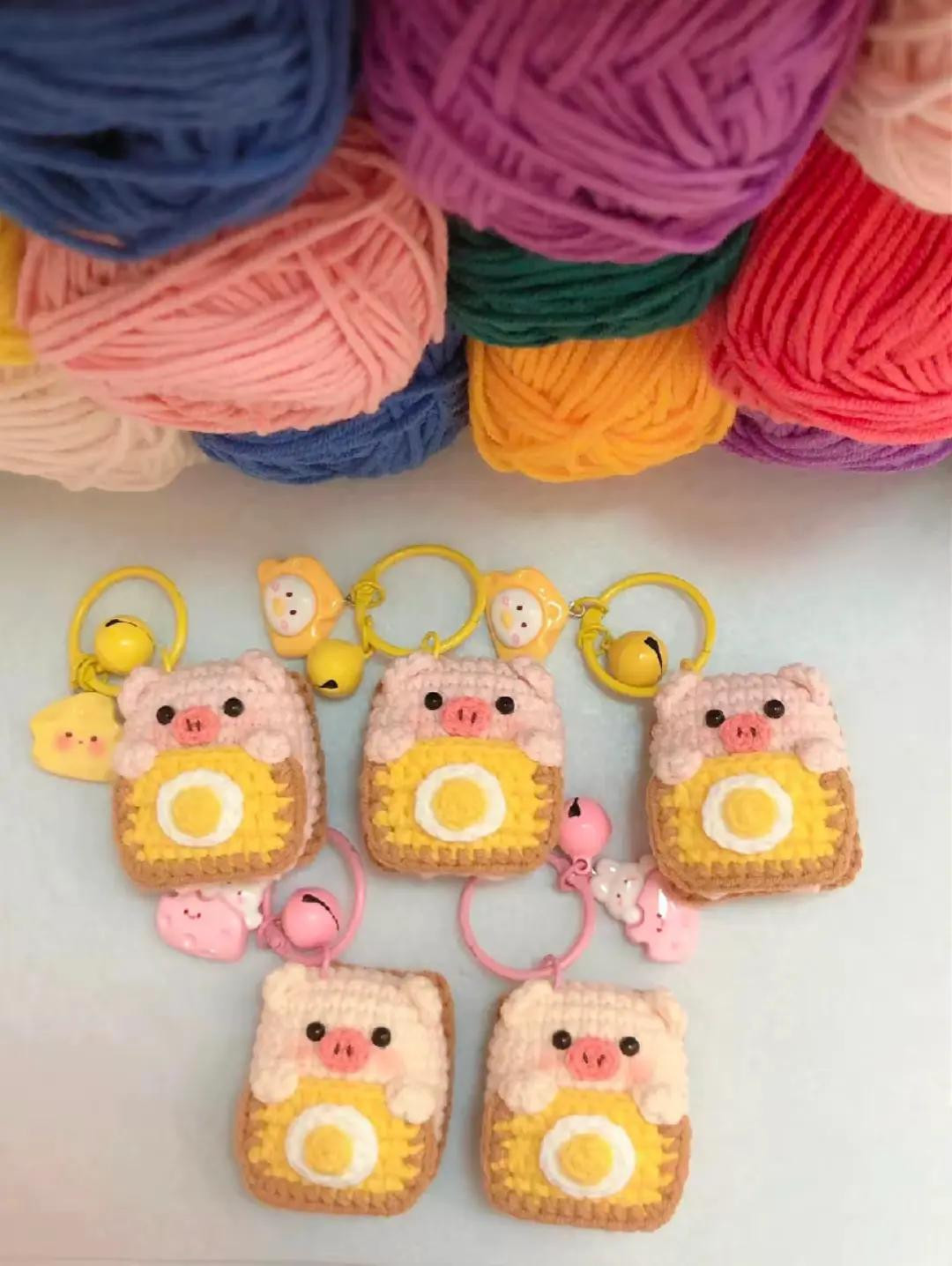 Cute Crochet Bunny and Flower Hanging Decoration Pattern