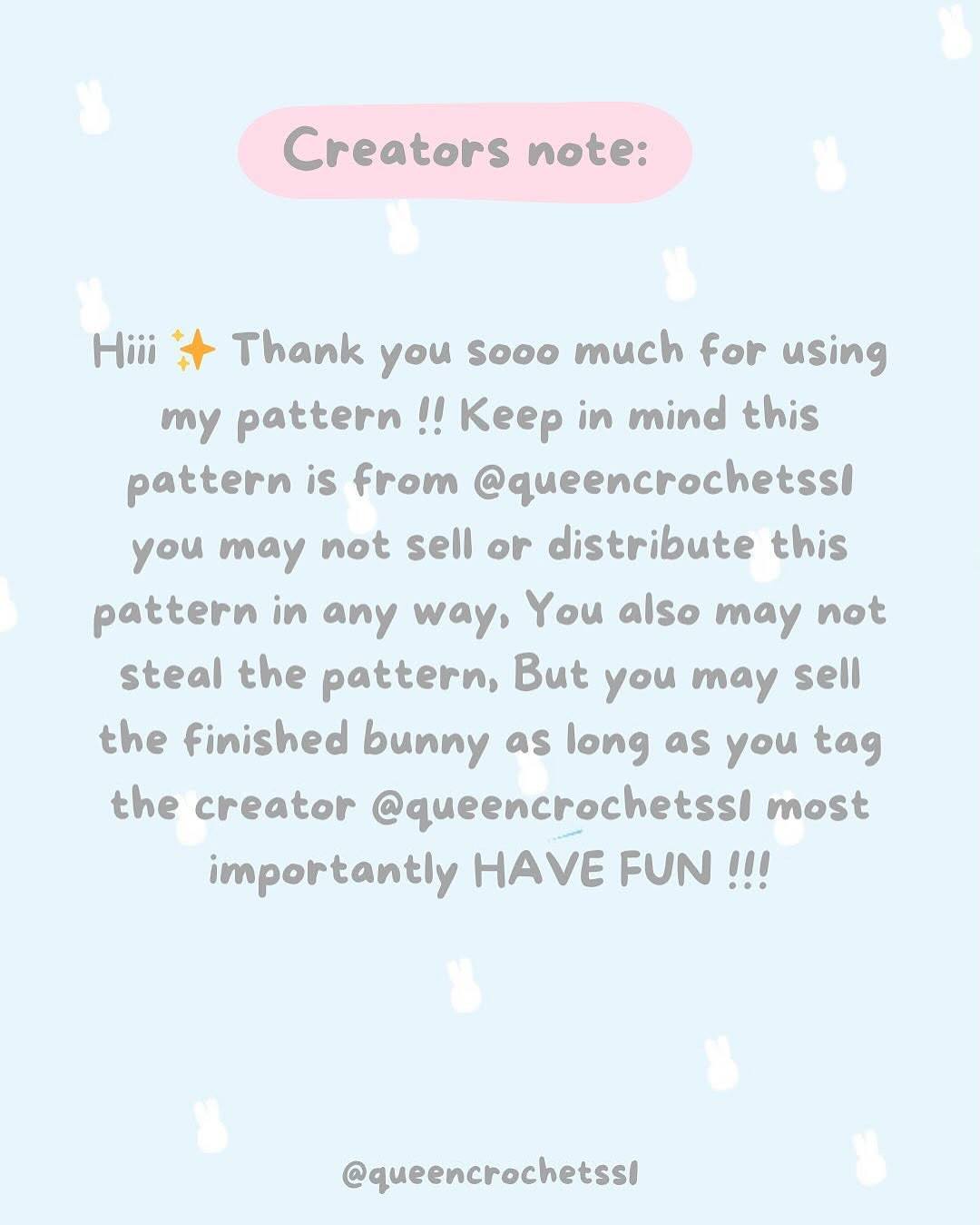 Cute Crochet Bunny with Floaty Free Pattern Download