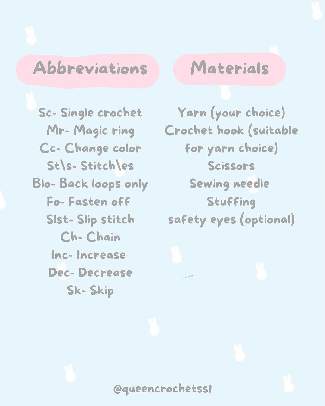 Cute Crochet Bunny with Floaty Free Pattern Download