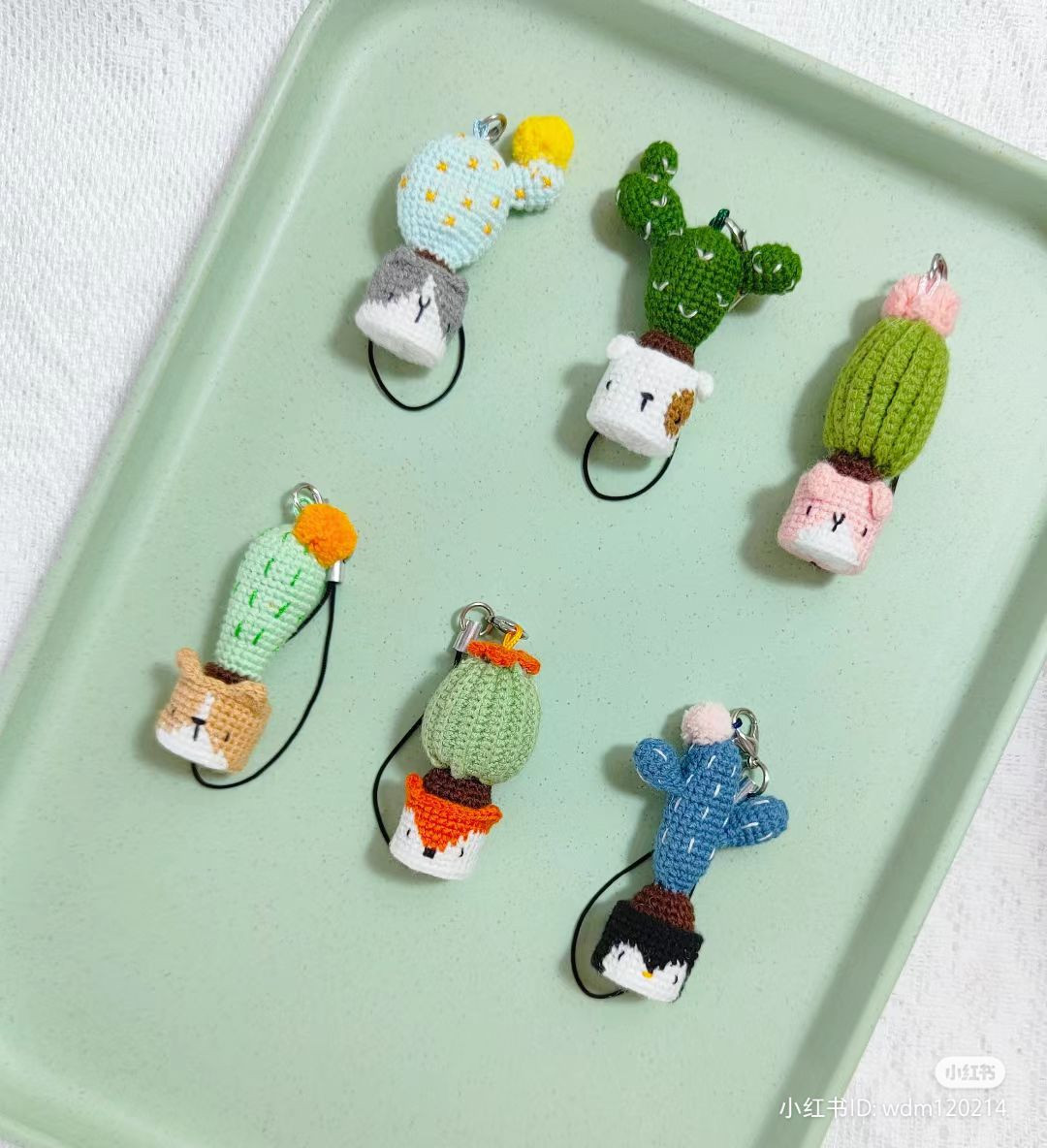 Cute Crochet Cactus Keychain Patterns for Craft Enthusiasts