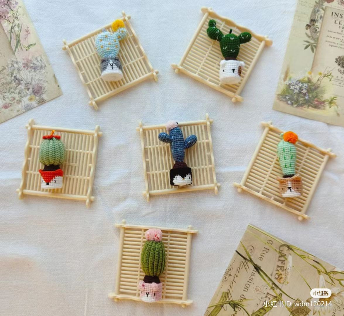 Cute Crochet Cactus Keychain Patterns for Craft Enthusiasts