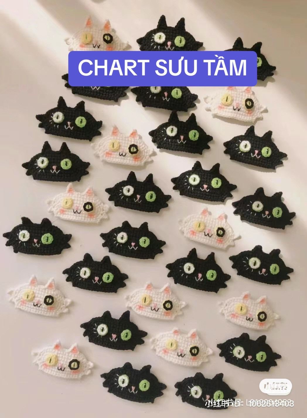 Cute Crochet Cat Faces Pattern for Craft Lovers