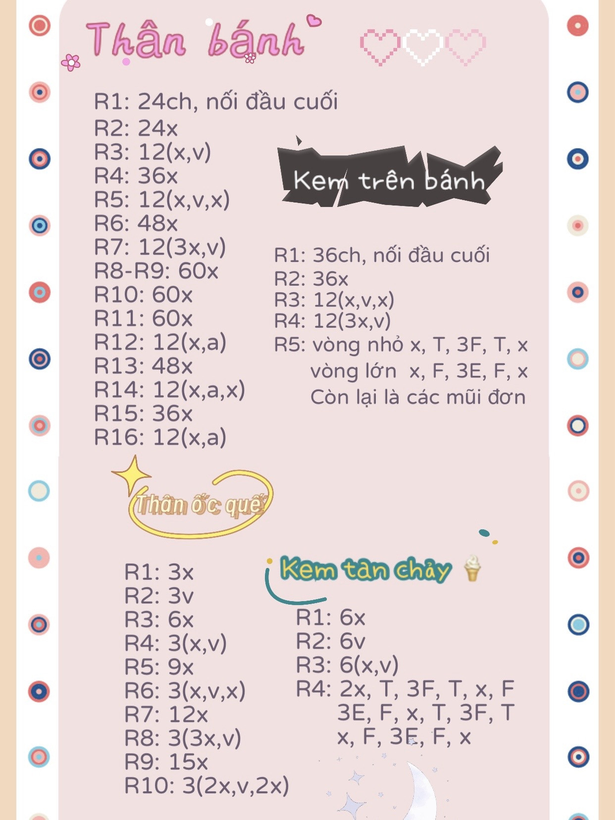 Cute Crochet Characters: Clown and Ice Cream Patterns