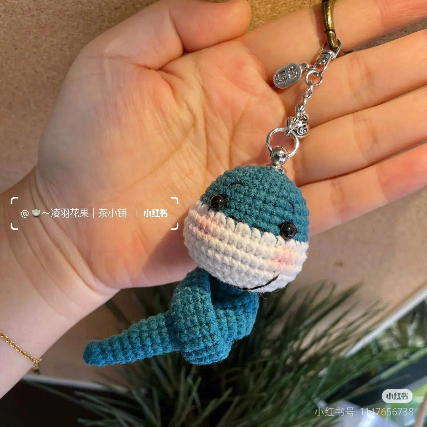 Cute Crochet Dinosaur Keychain Tutorial for Beginners