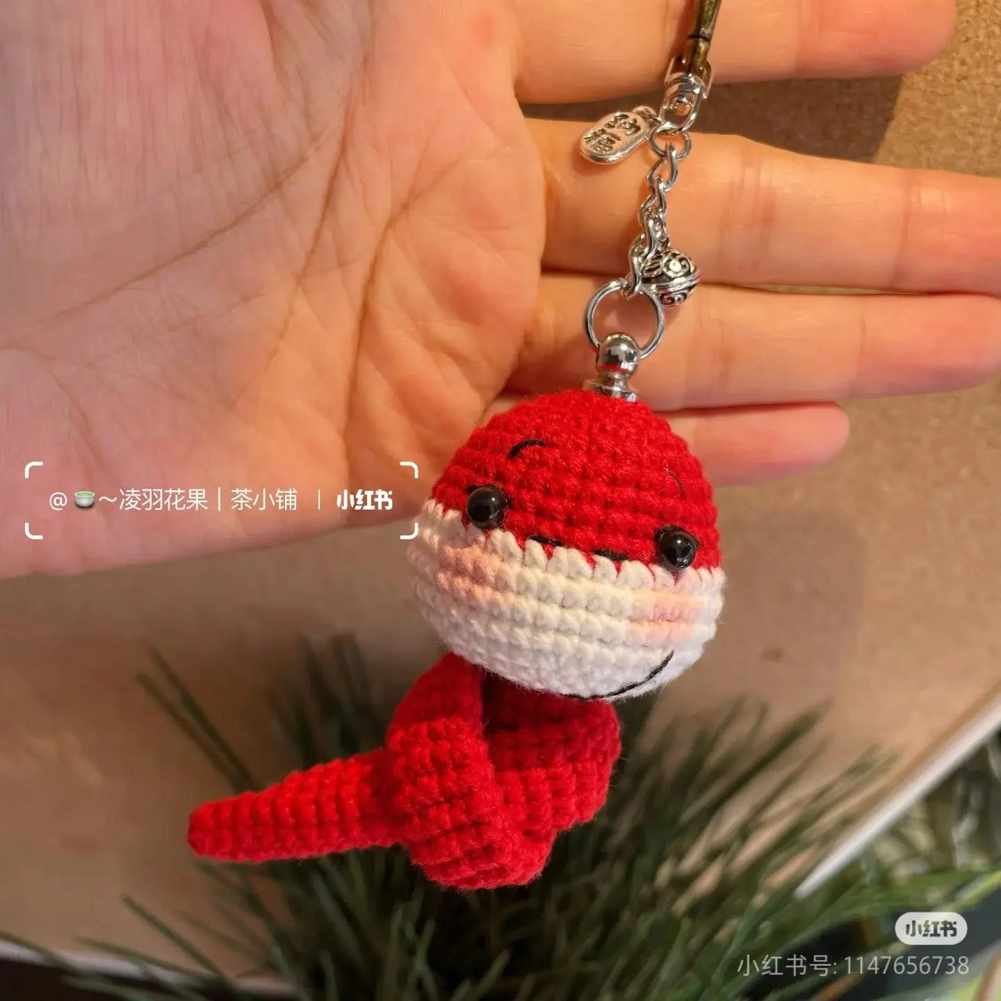 Cute Crochet Dinosaur Keychain Tutorial for Beginners