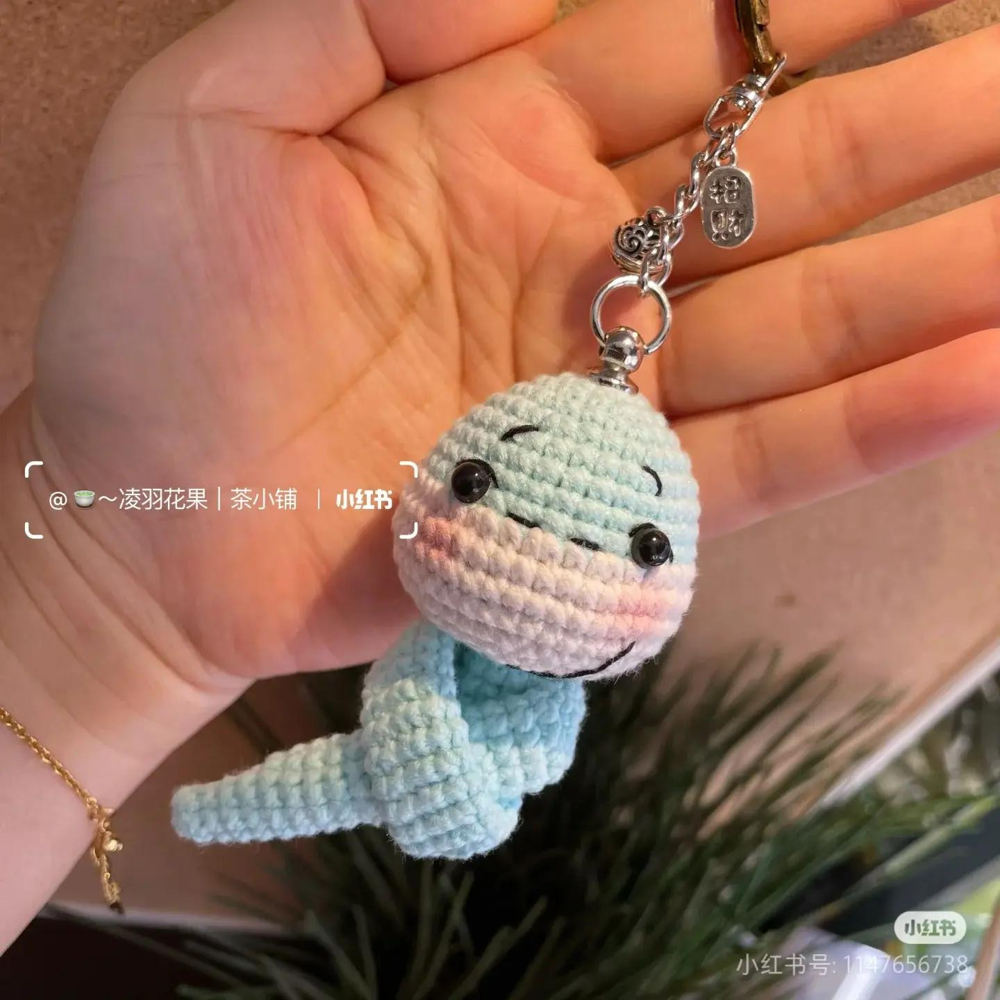 Cute Crochet Dinosaur Keychain Tutorial for Beginners