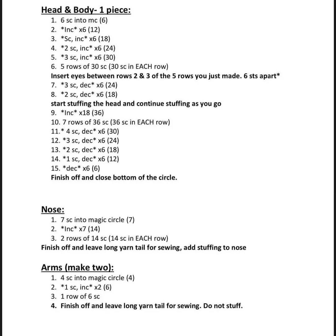 Cute Crochet Dinosaur Plush Toy Pattern for Beginners