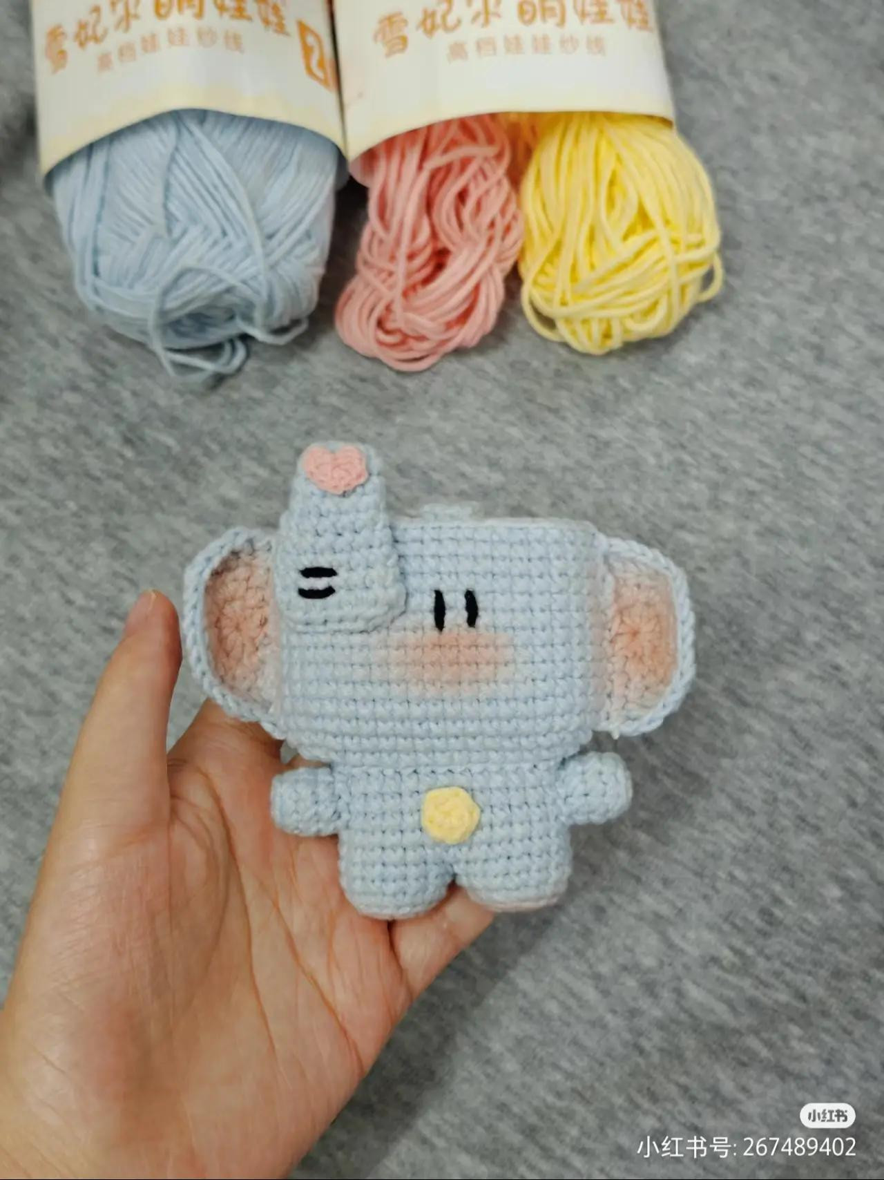 Cute Crochet Elephant Amigurumi Pattern for Beginners