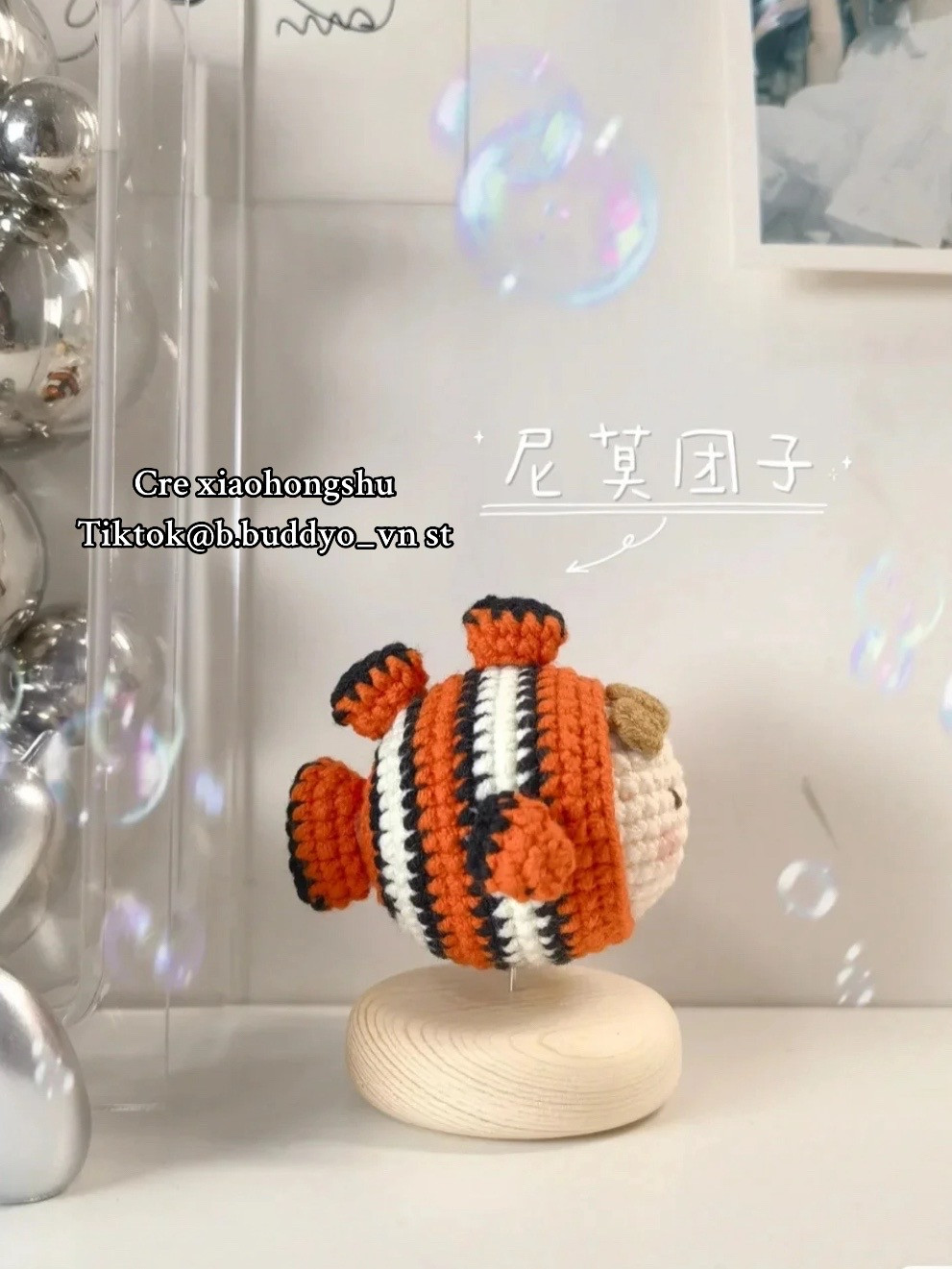 Cute Crochet Fish Keychain Pattern for Beginners