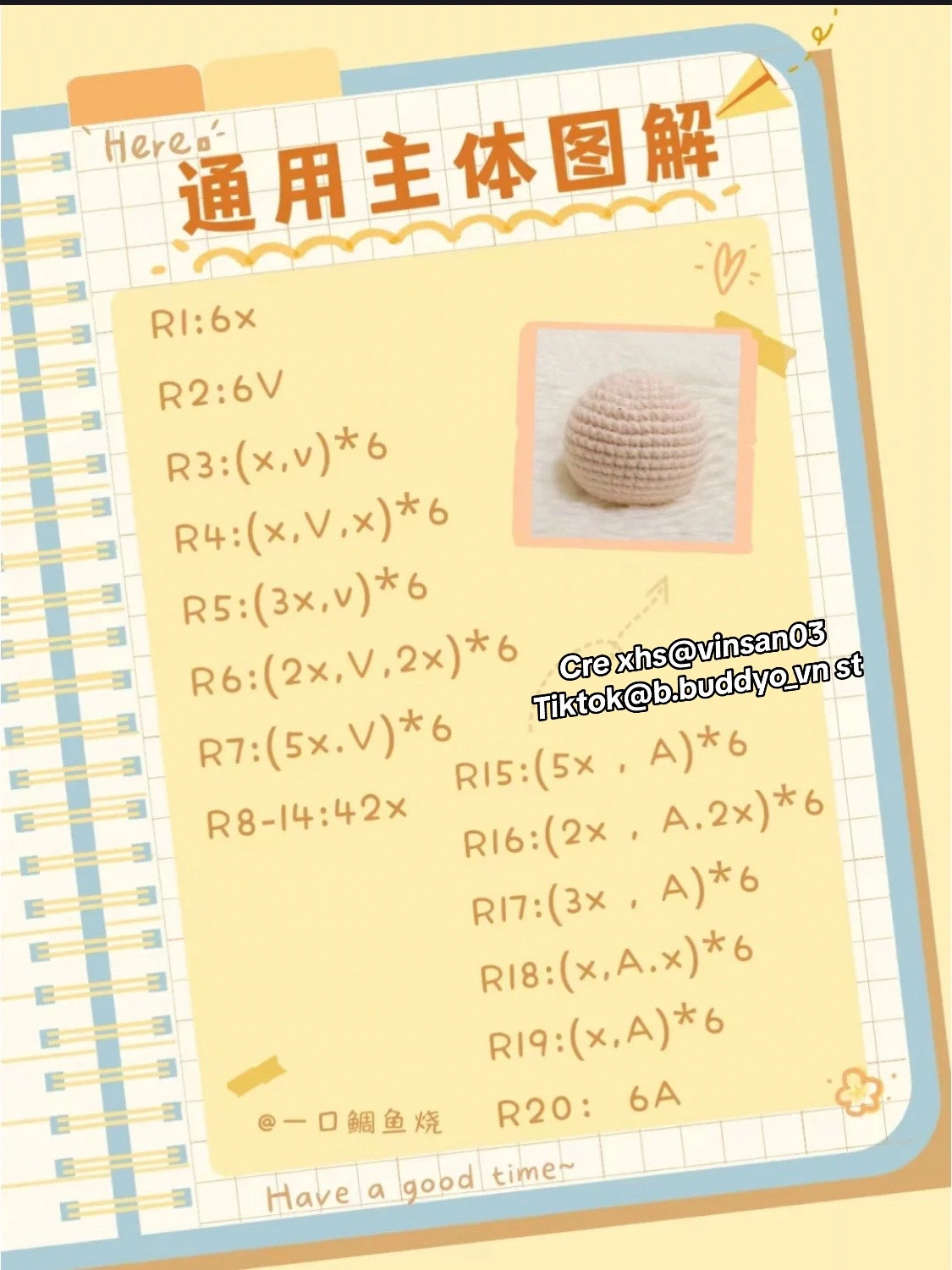 Cute Crochet Mushroom Doll Pattern with Yarn Background