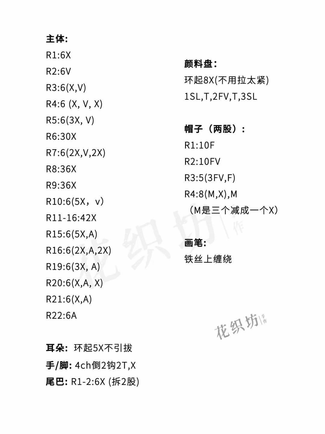 Cute Crochet Panda with Orange Hat and Accessories