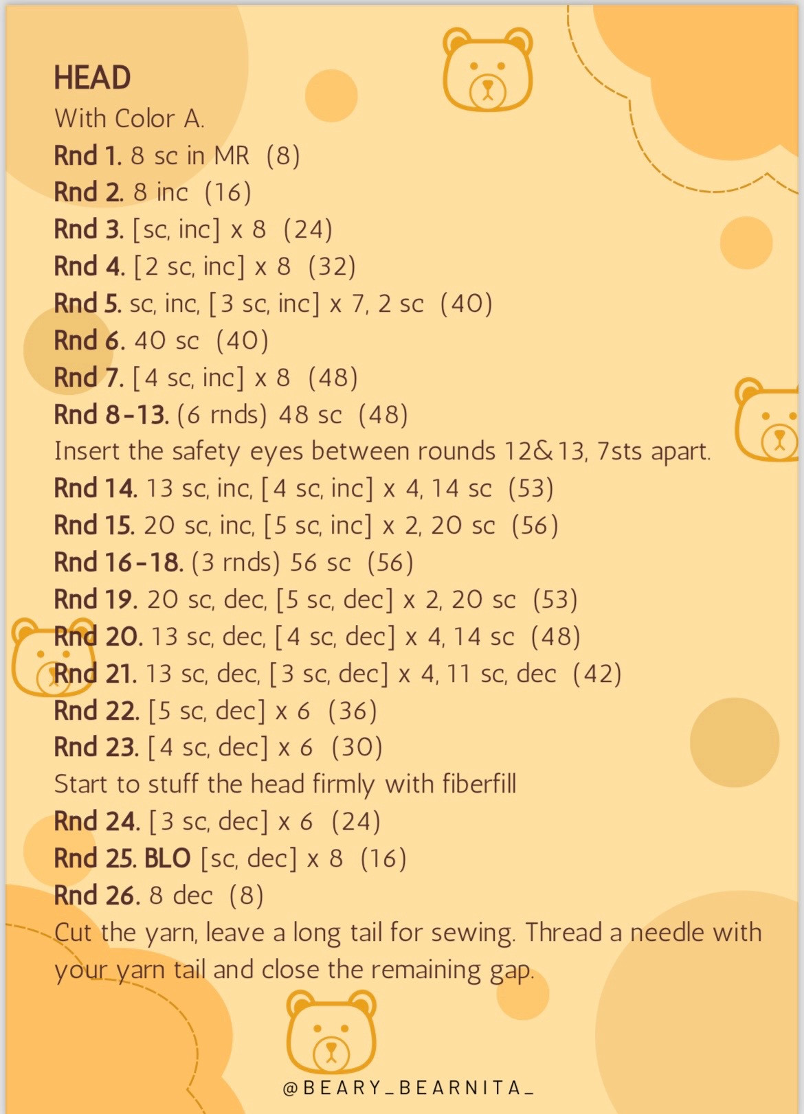 Cute Crochet Pooh Bear Amigurumi Pattern in Your Hands