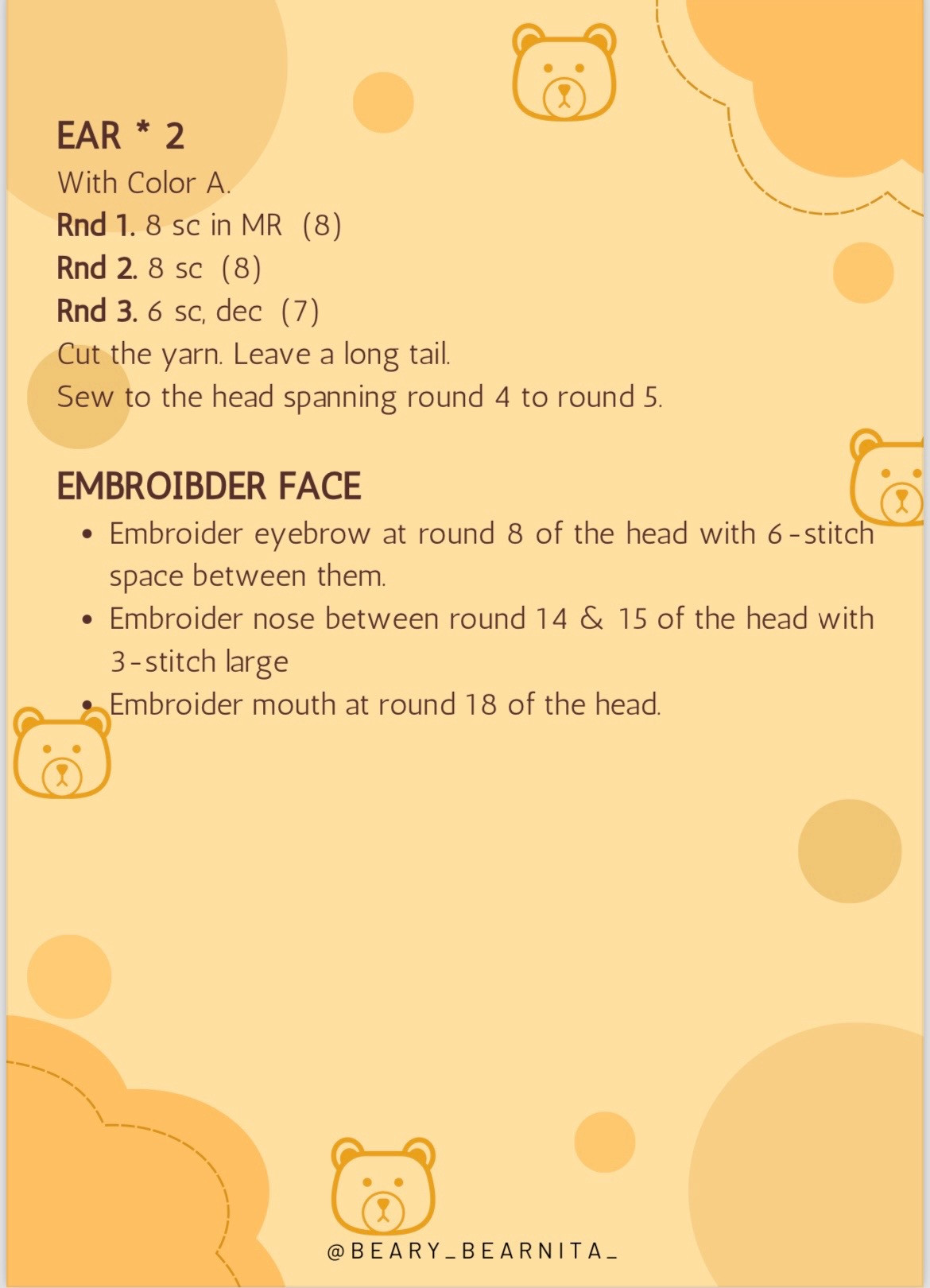 Cute Crochet Pooh Bear Amigurumi Pattern in Your Hands