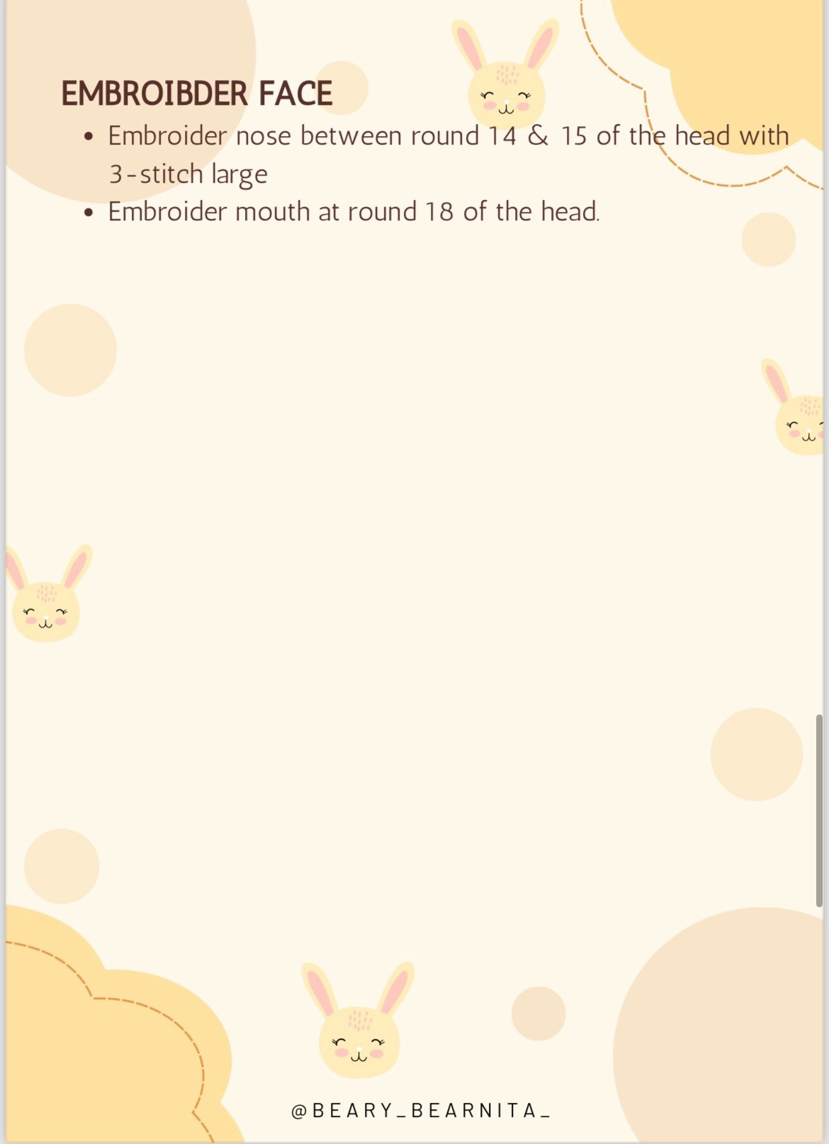 Cute Crochet Rabbit Pattern for Beginners to Enjoy Crafting