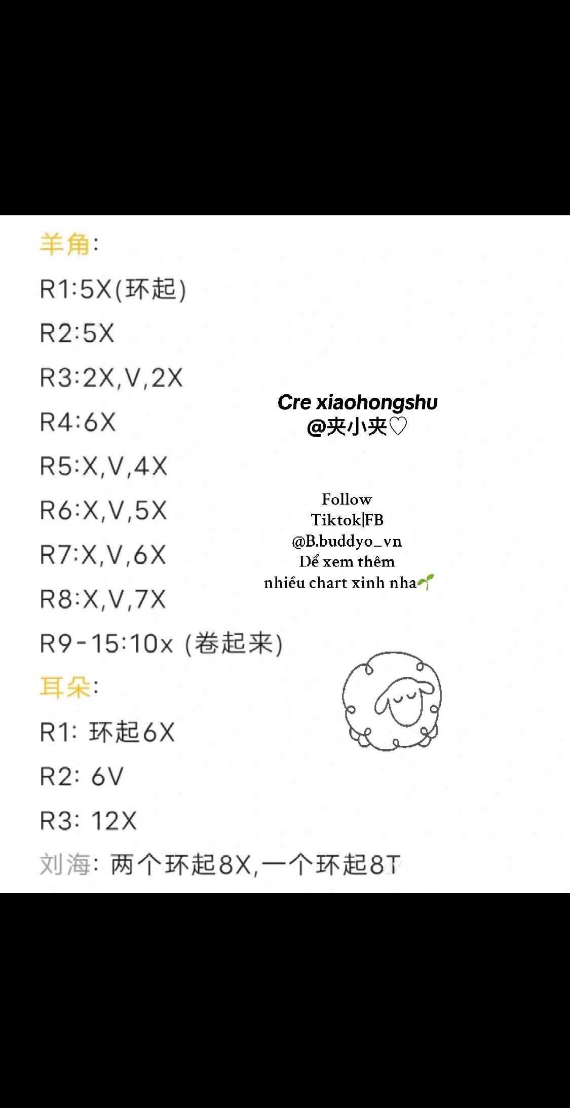 Cute Crochet Sheep Pattern with Green Mug Accessory
