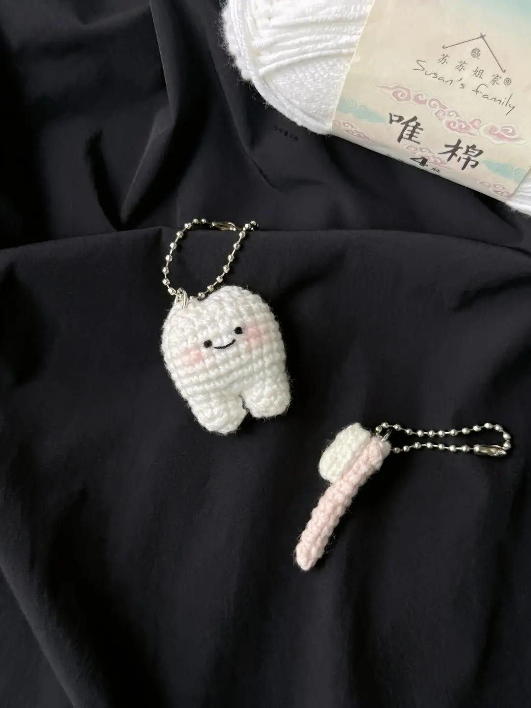 Cute Crochet Tooth and Toothbrush Pattern for Beginners