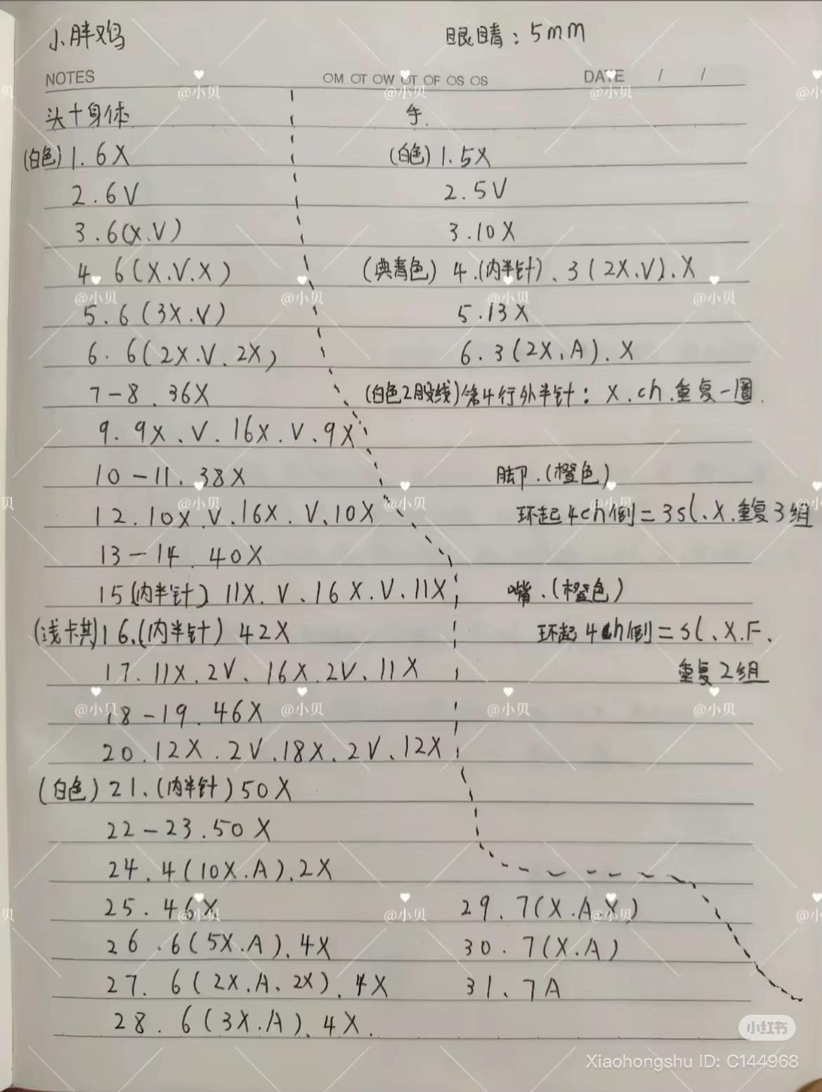 Cute Crocheted Chicken with Blue Jacket Pattern