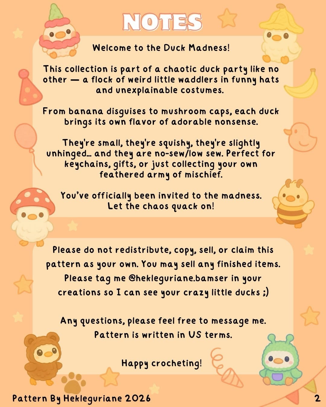 Cute Duck Keychain Crochet Patterns for Free Crafting Fun