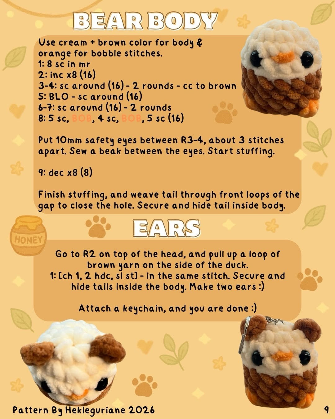 Cute Duck Keychain Crochet Patterns for Free Crafting Fun