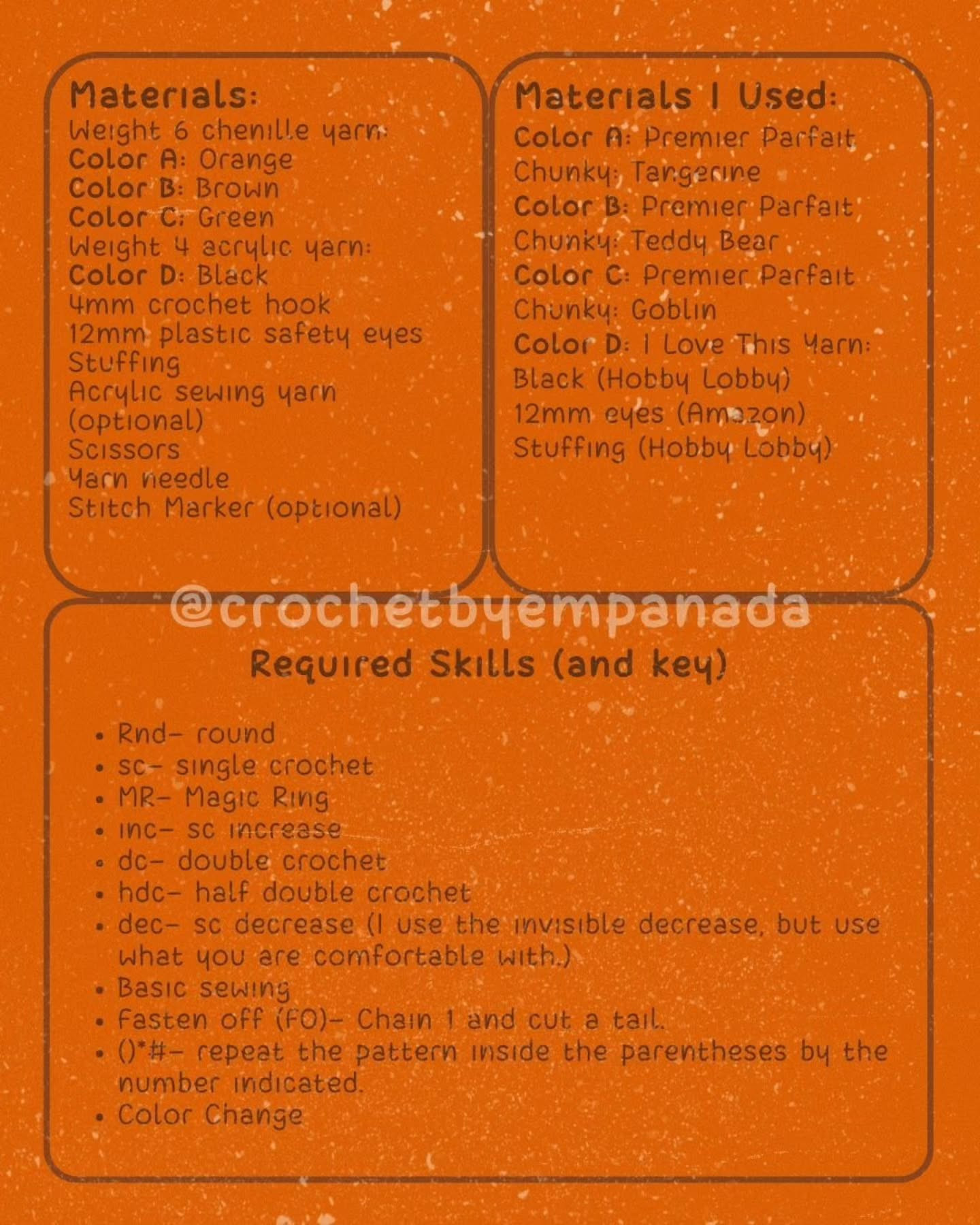 Cute Leggy Pumpkin Free Crochet Pattern Without Sewing