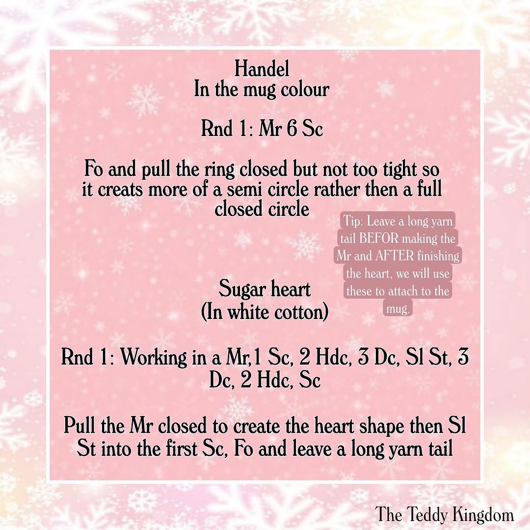 Cute Mini Mug Crochet Pattern - Free and Easy to Make