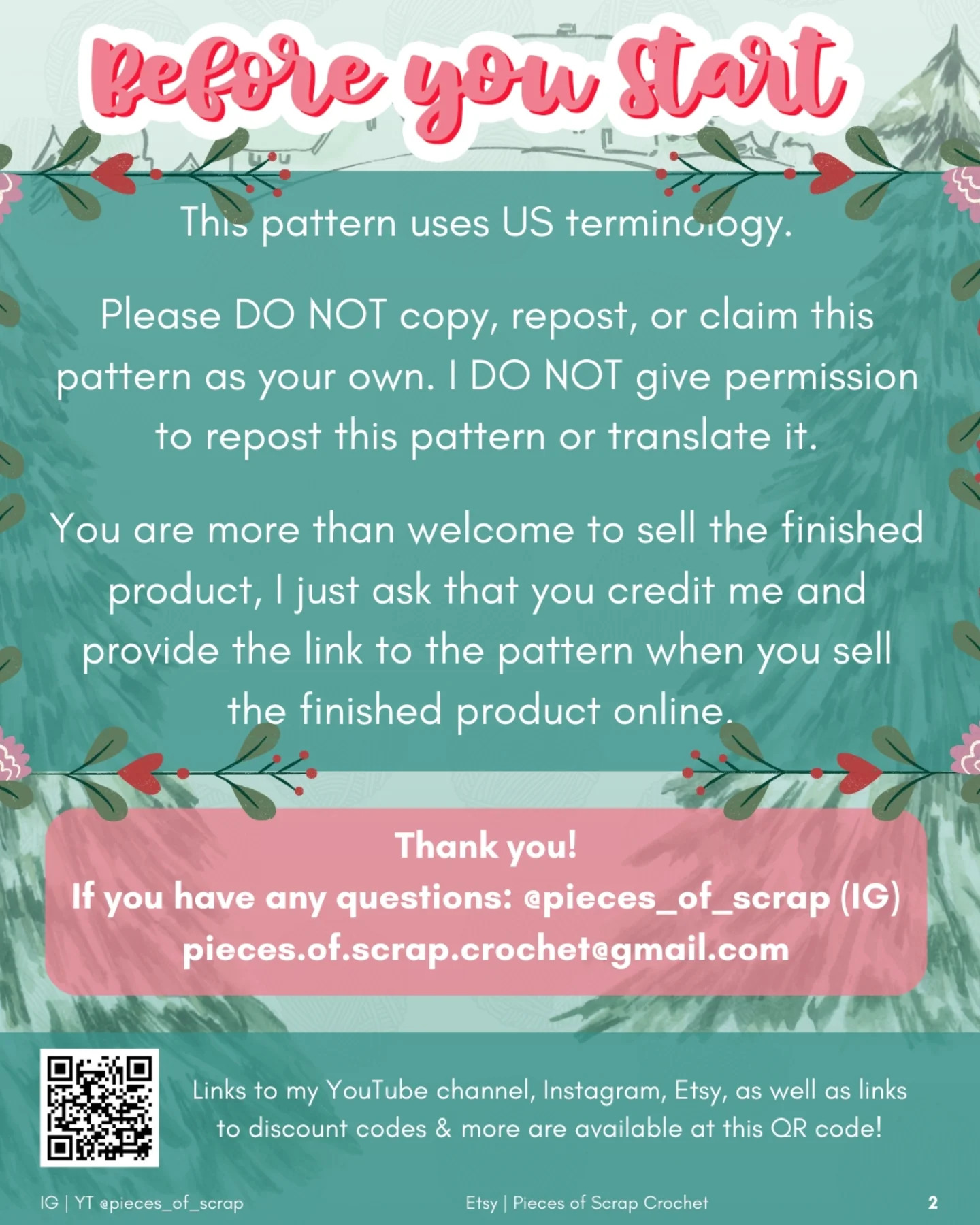 Cute No-Sew Crochet Baby Christmas Tree Pattern