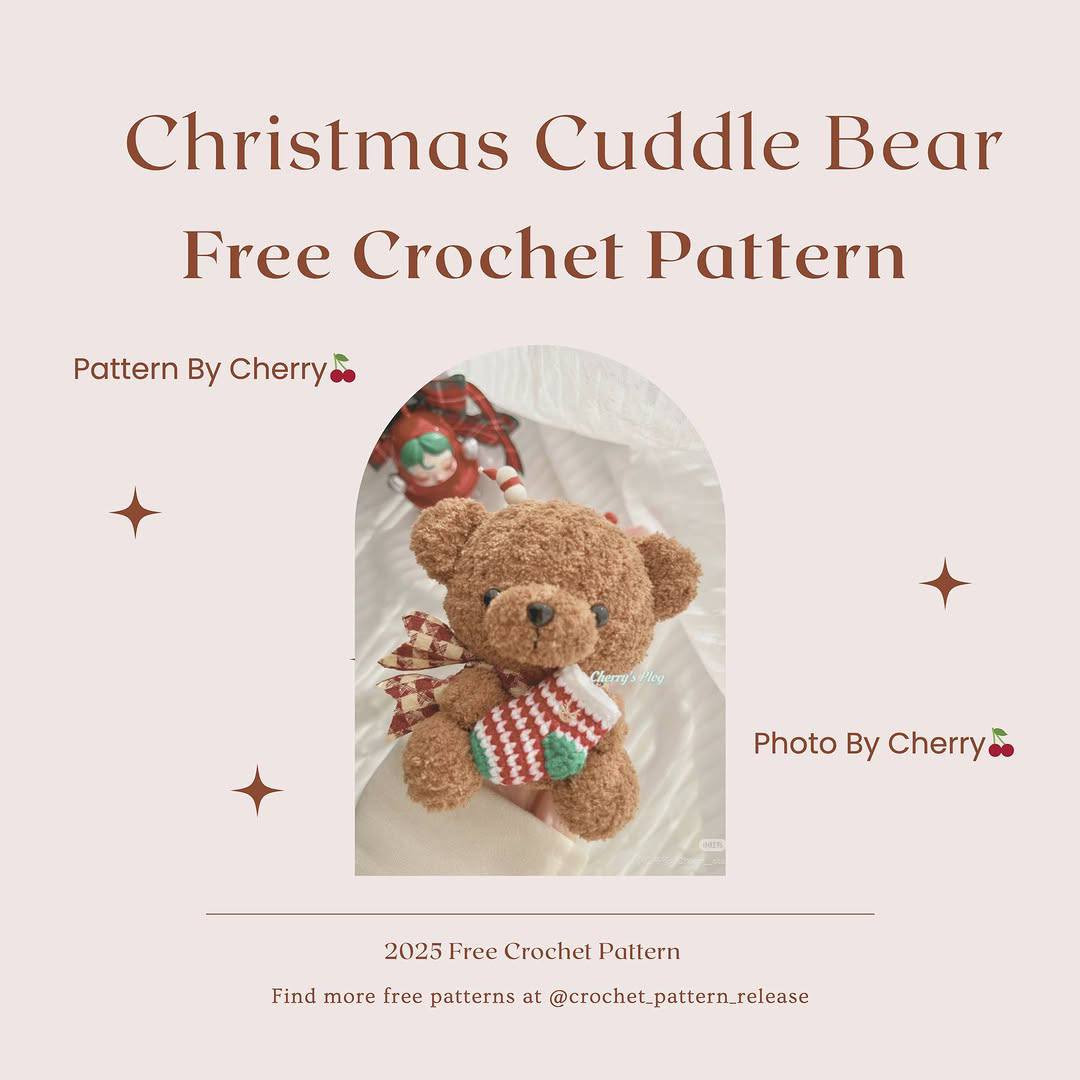 Cute Teddy Bear Free Crochet Pattern for Beginners