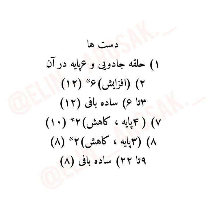 دستور بافت رایگان برای عروسک گوسفند