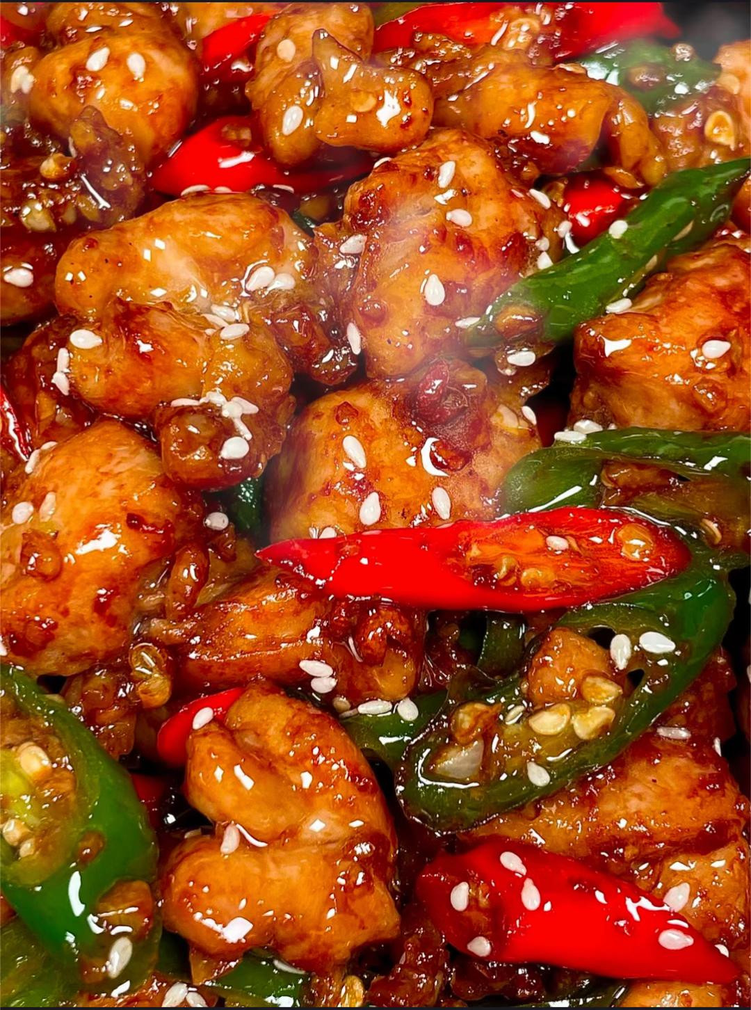 Đùi gà sốt cay ngọt hấp dẫn