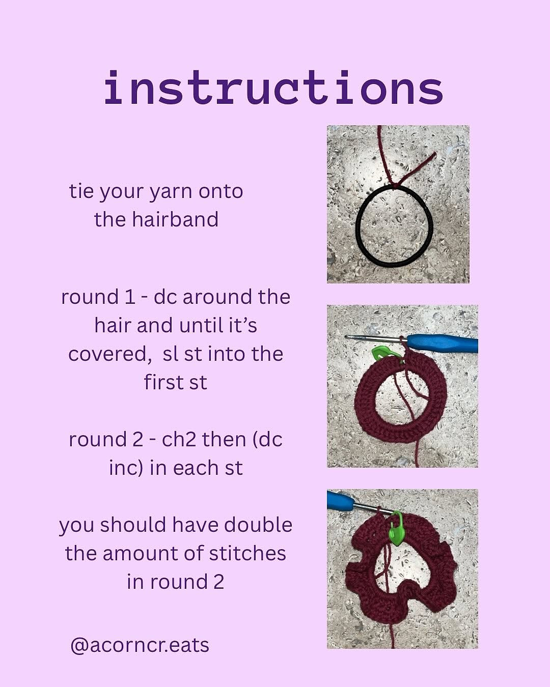 Easy Crochet Scrunchie Pattern for Beginners - Free Guide