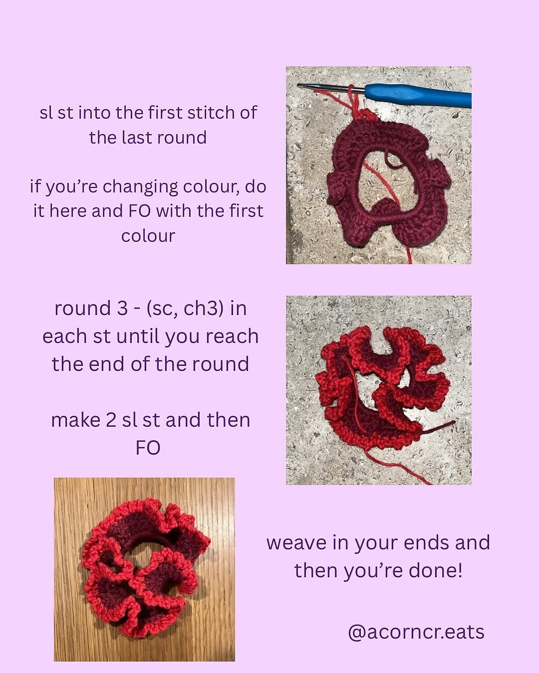 Easy Crochet Scrunchie Pattern for Beginners - Free Guide