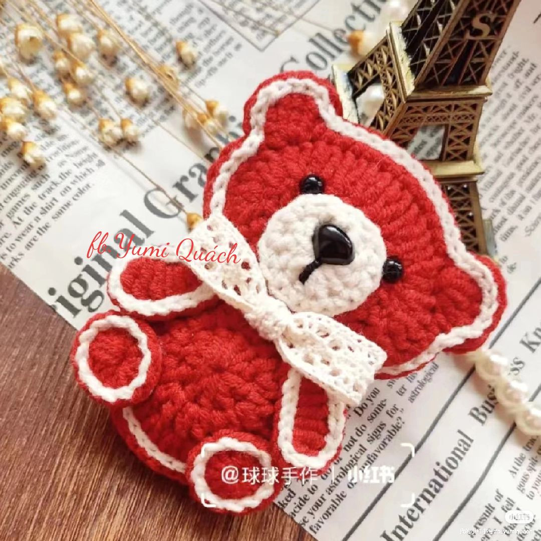 Elegant Crochet Hair Accessories with Lace and Pearl Details