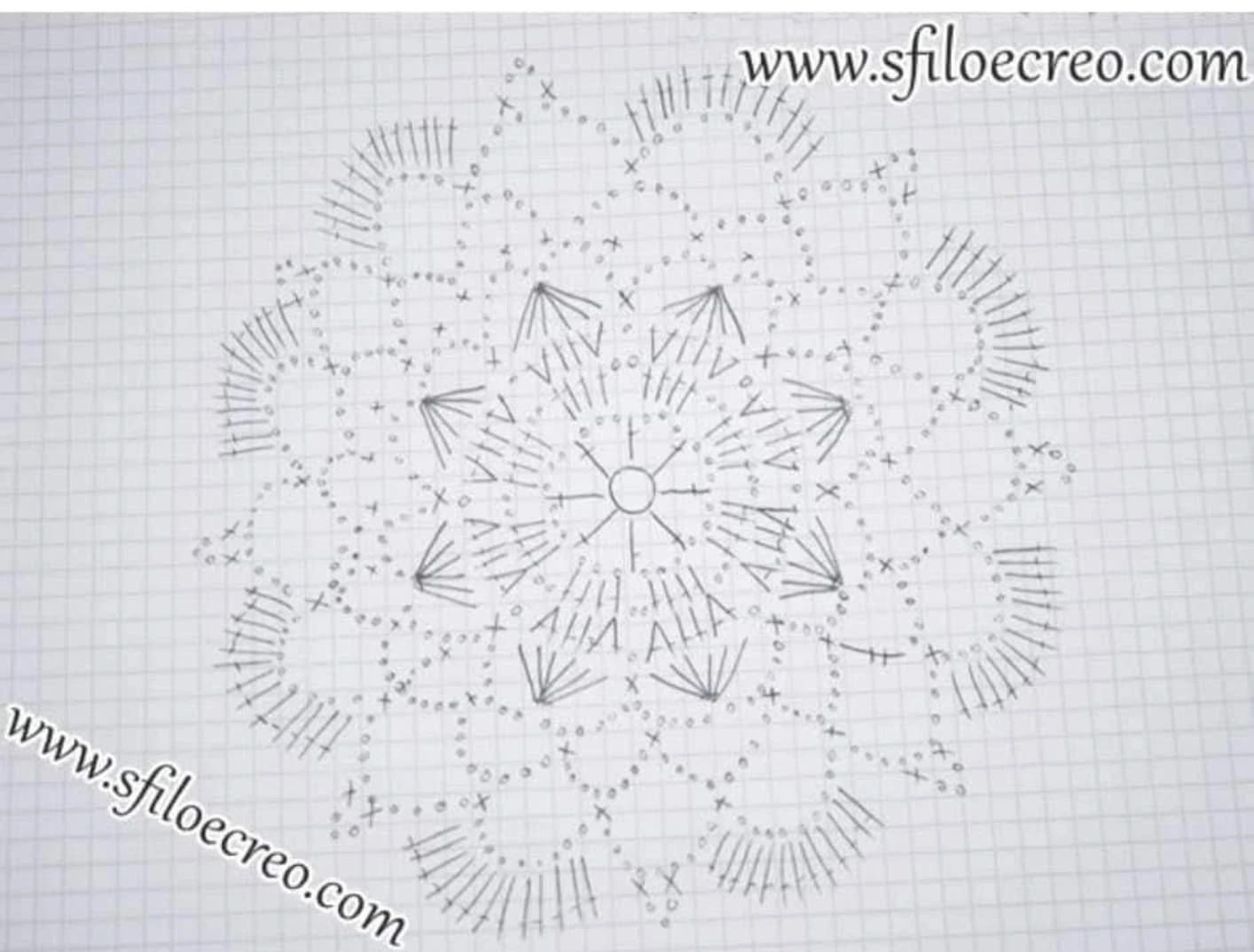 Elegant Crochet Lace Doily with Decorative Ribbon