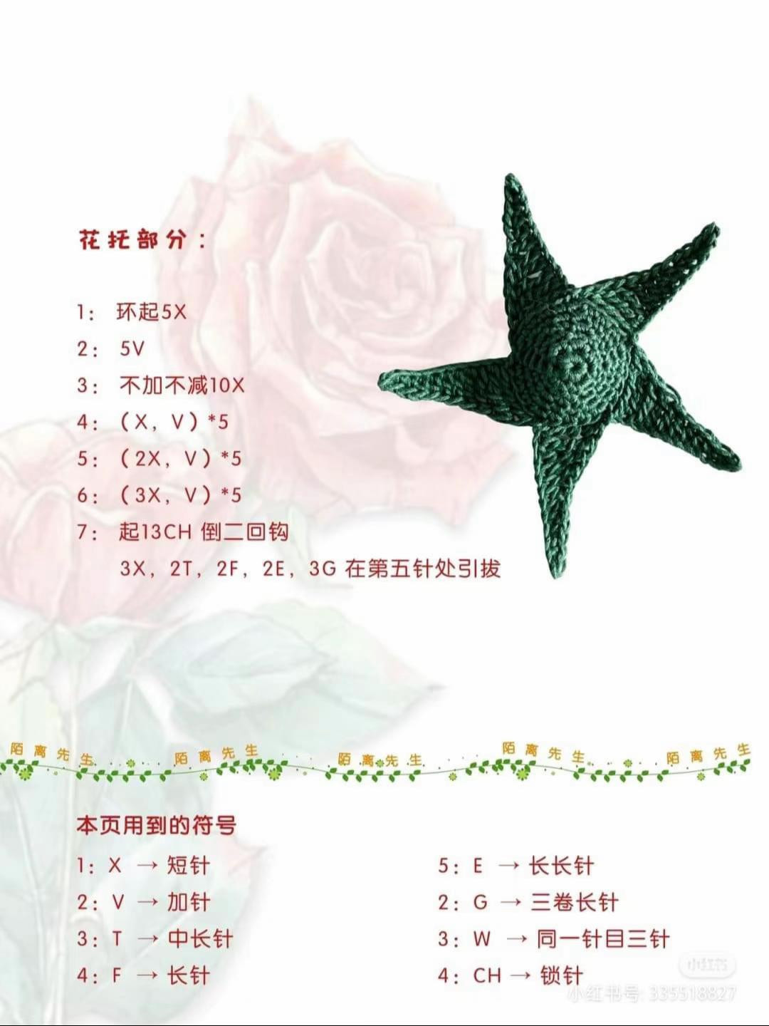 Elegant Crochet Rose Pattern for Handmade Decorations