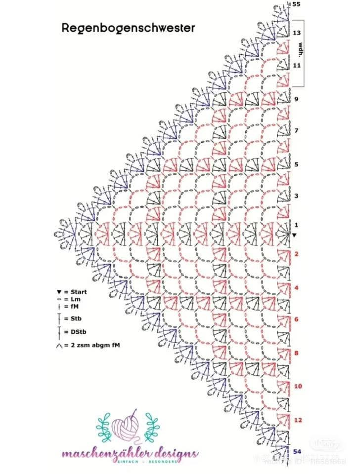 Elegant Crochet Shawl with Purple Edging and Bow Detail