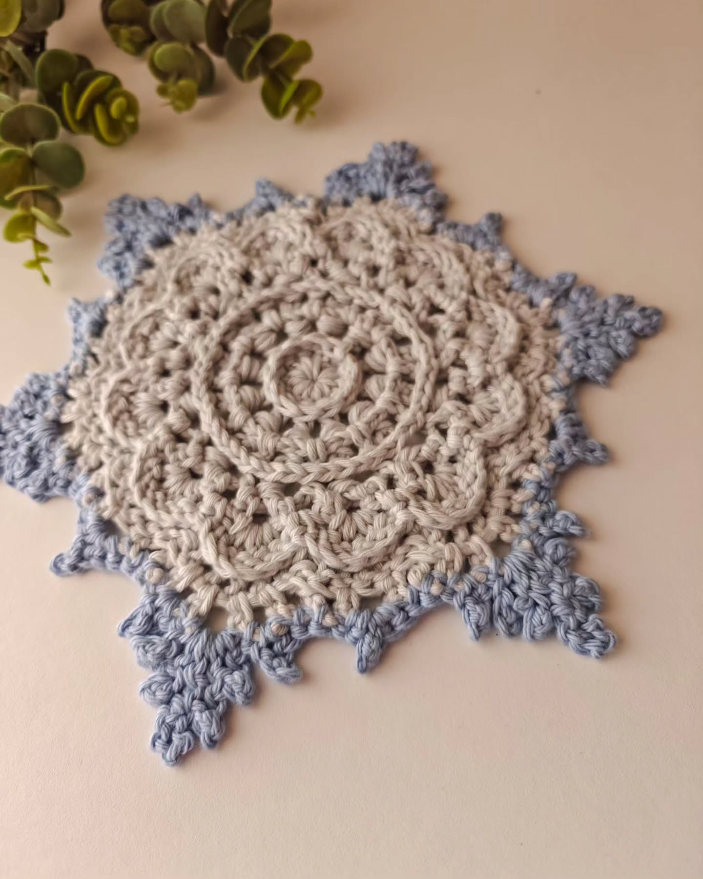 Elegant Crochet Snowflake Doily Pattern Tutorial Available