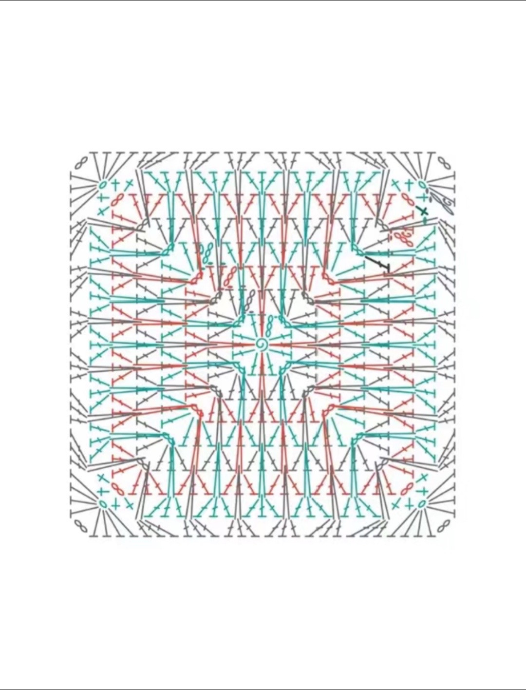 Elegant Crochet Square Pattern with Soft Purple Gradient Yarn