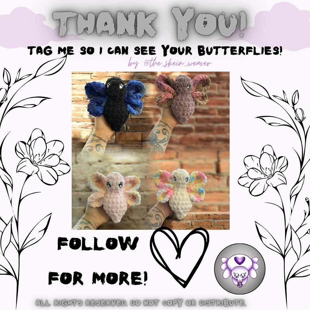 Free Butterfly Crochet Pattern for Quick Stash Busting