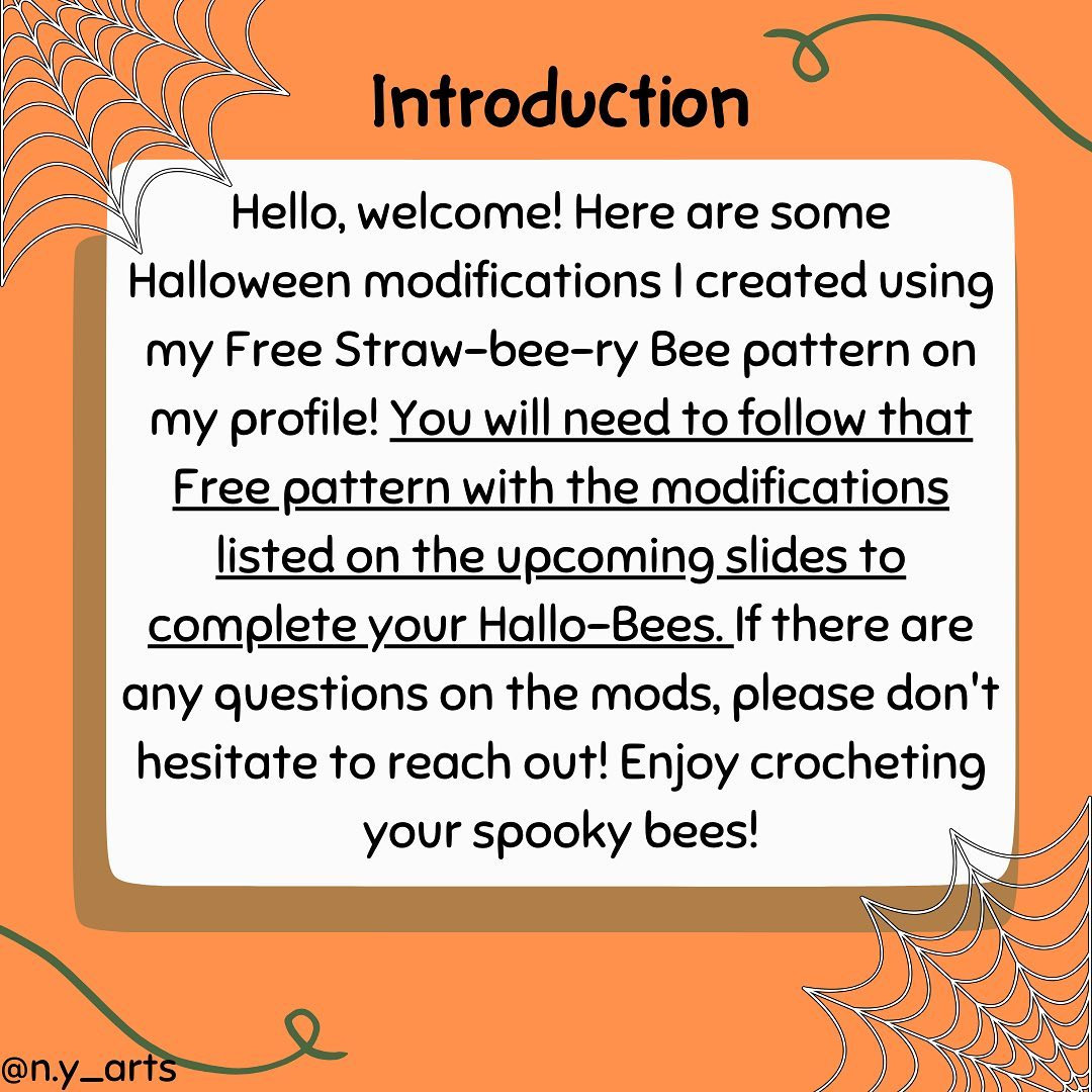 Free Crochet Mods Hallo-Bees Pattern by N.Y Arts