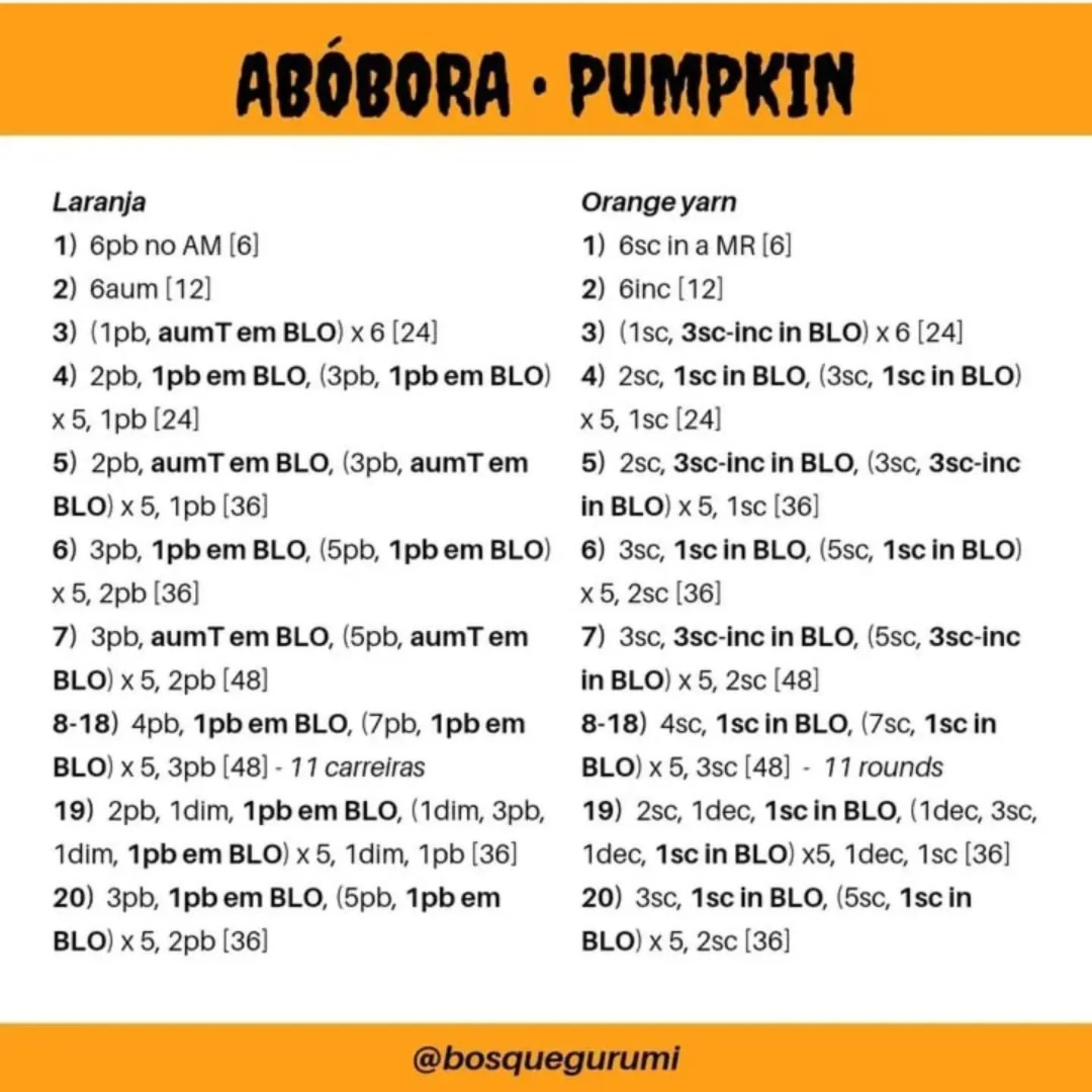 Free Crochet Pattern for Charming Amigurumi Pumpkins