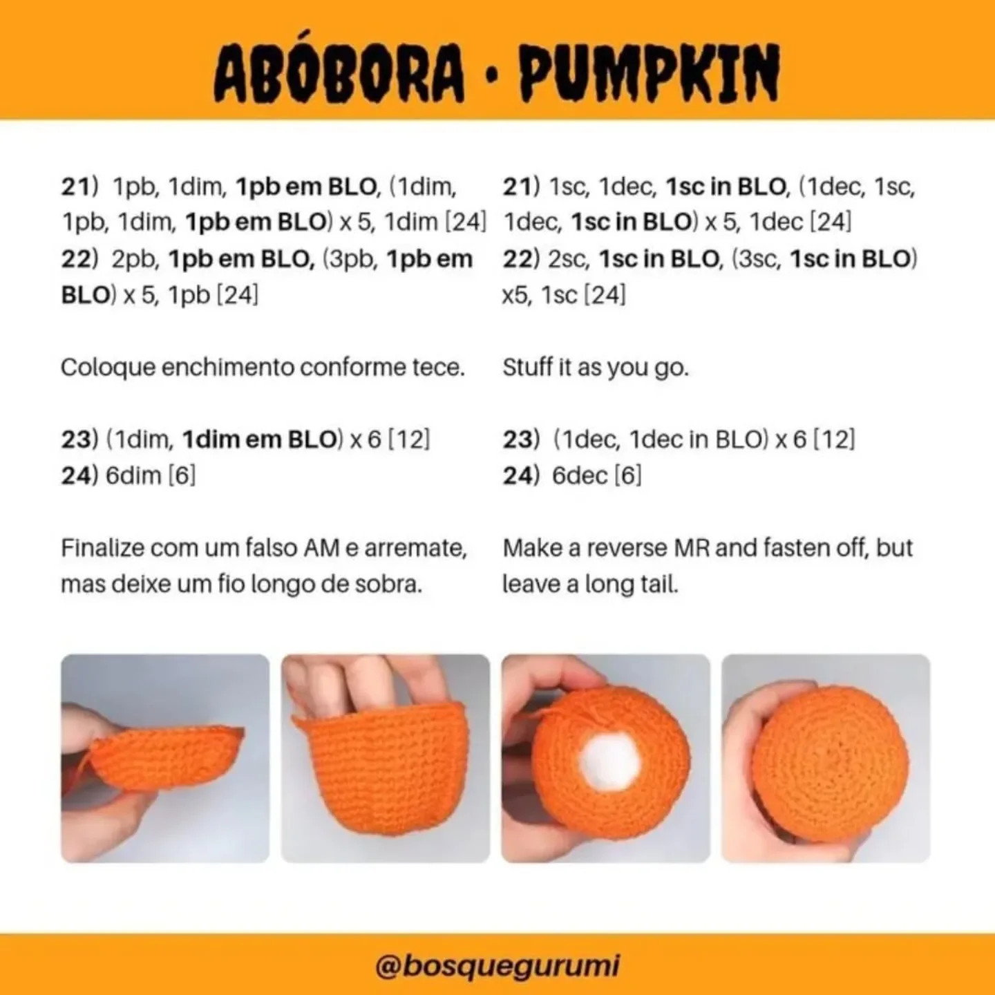 Free Crochet Pattern for Charming Amigurumi Pumpkins