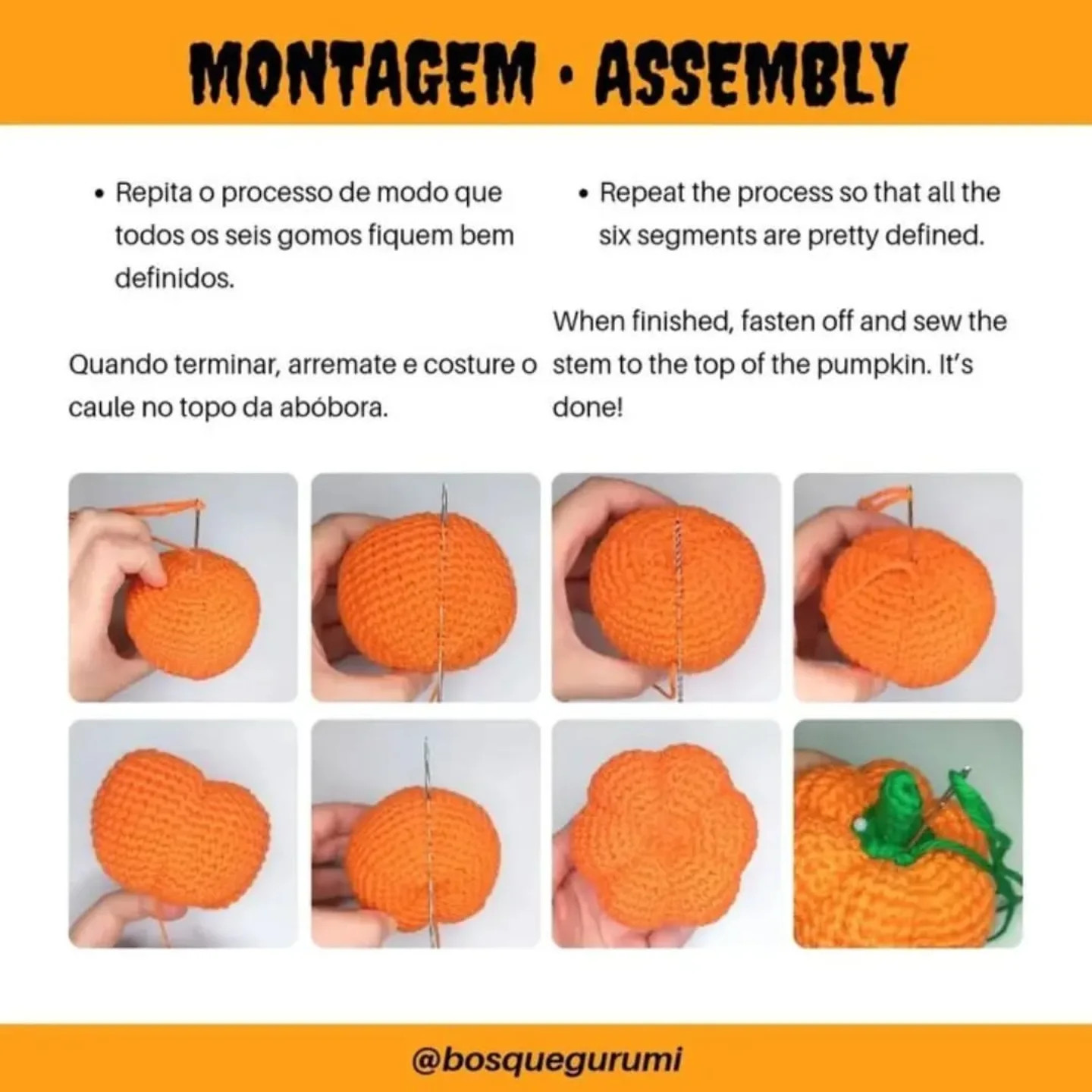 Free Crochet Pattern for Charming Amigurumi Pumpkins