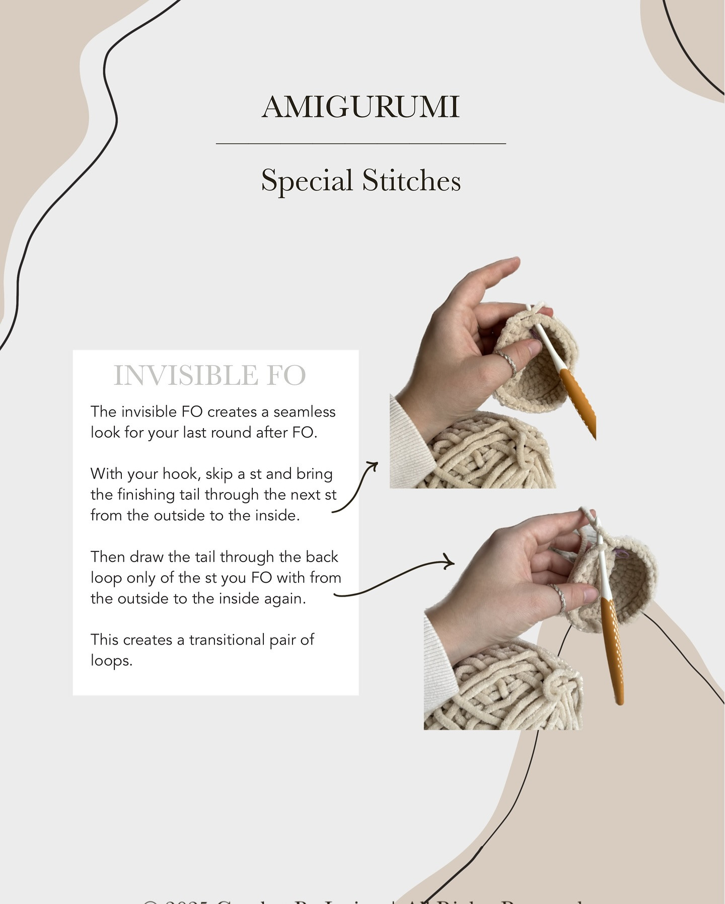 Free Crochet Pattern for Cute Mini Potion Amigurumi